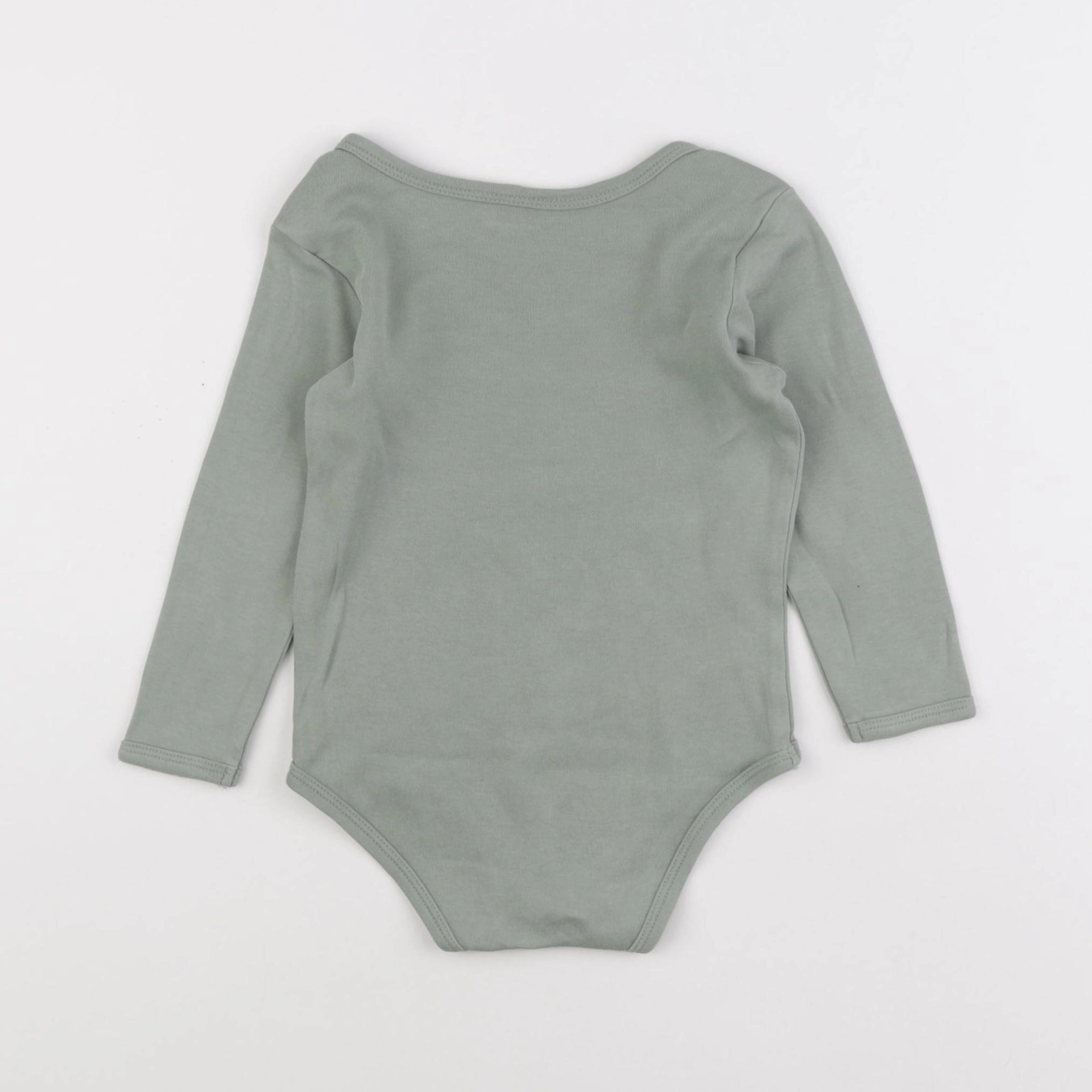 Vertbaudet - body vert - 2 ans