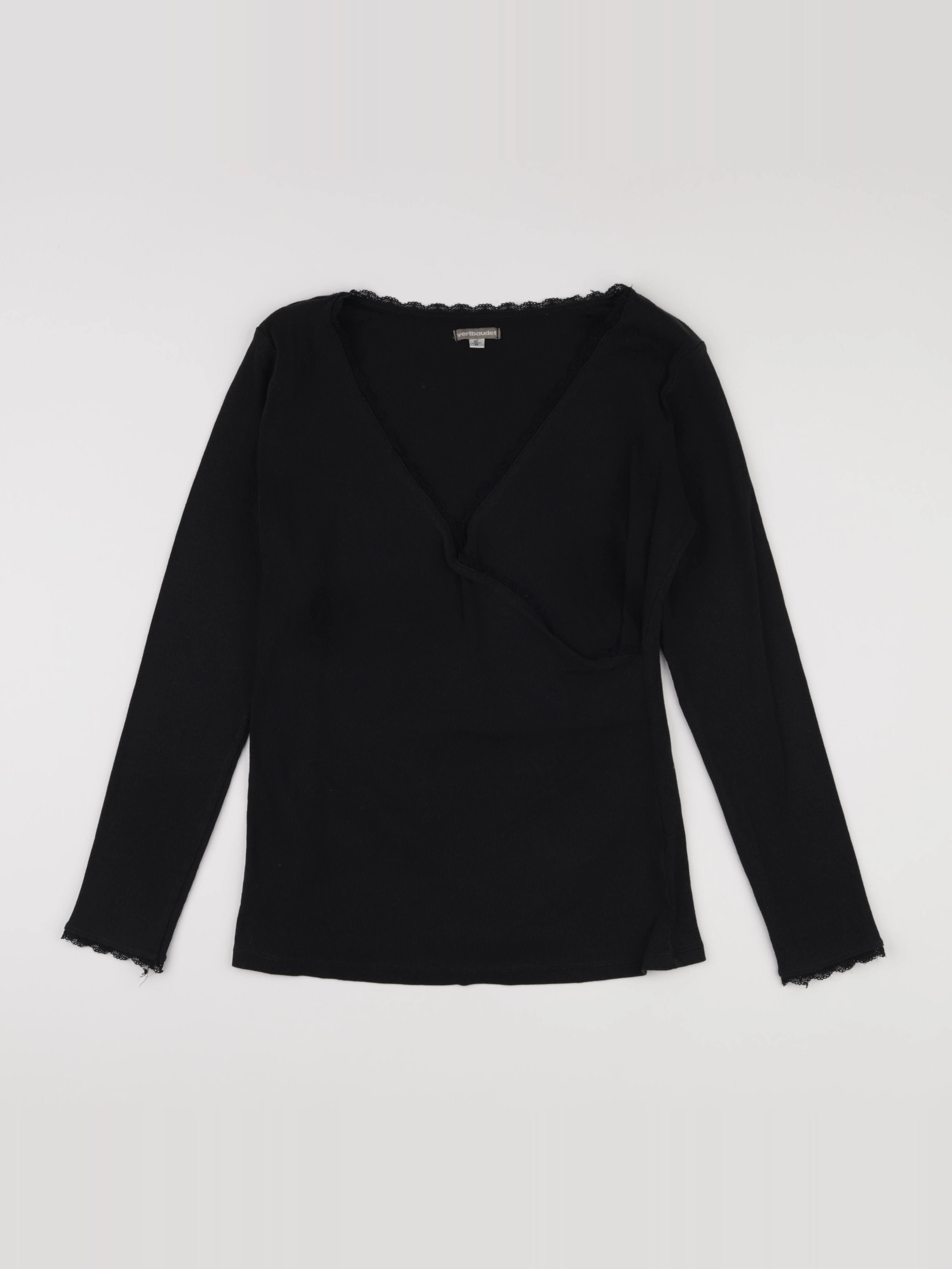Vertbaudet - tee-shirt allaitement noir - 42 à 44