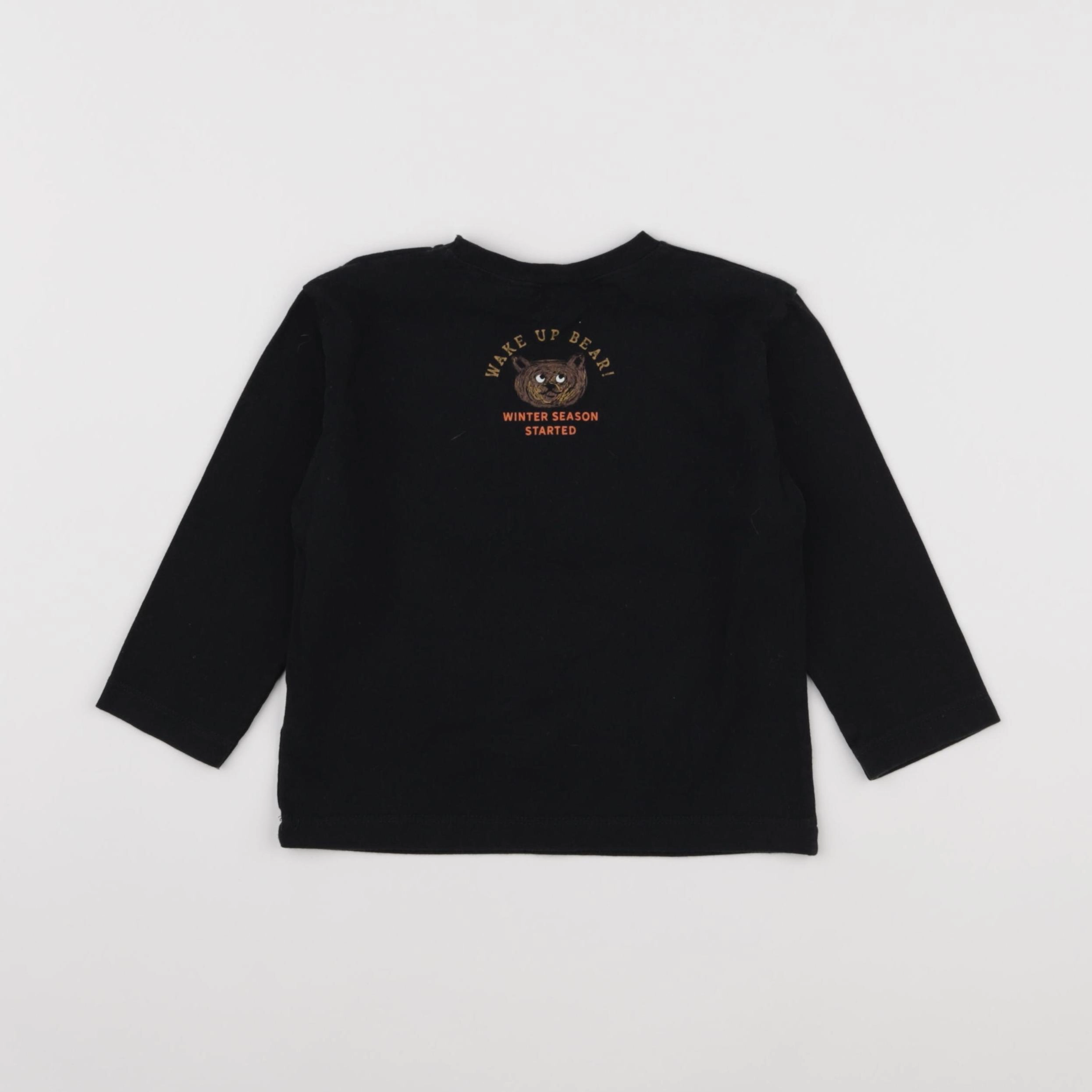 Zara - tee-shirt imprimé au dos noir - 18/24 mois
