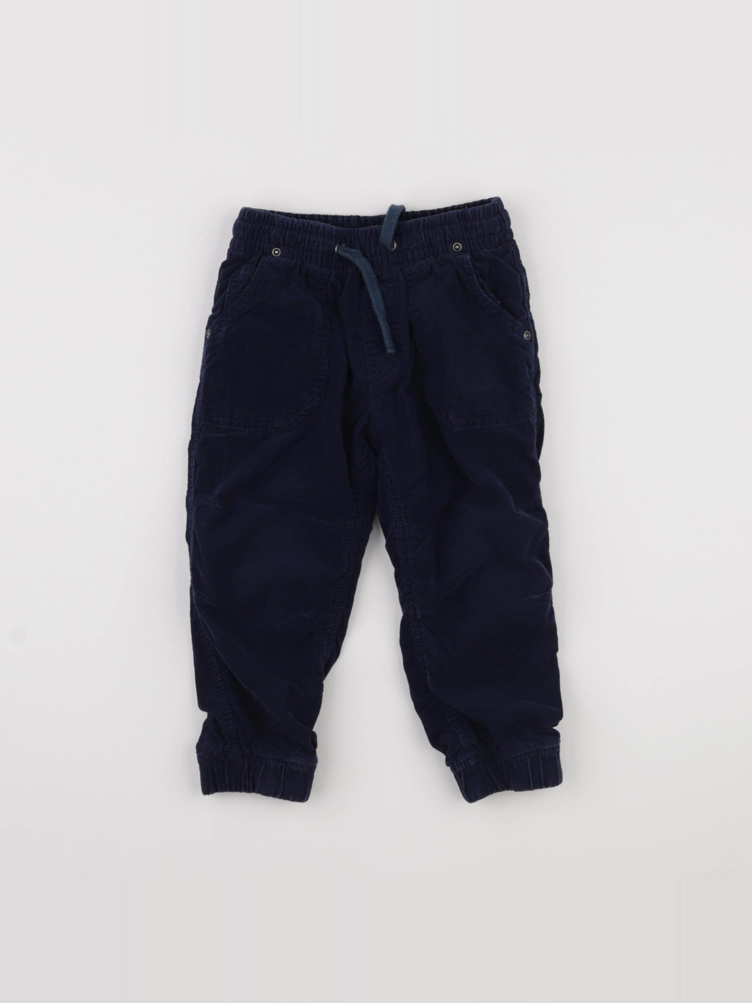 H&M - pantalon bleu - 18/24 mois