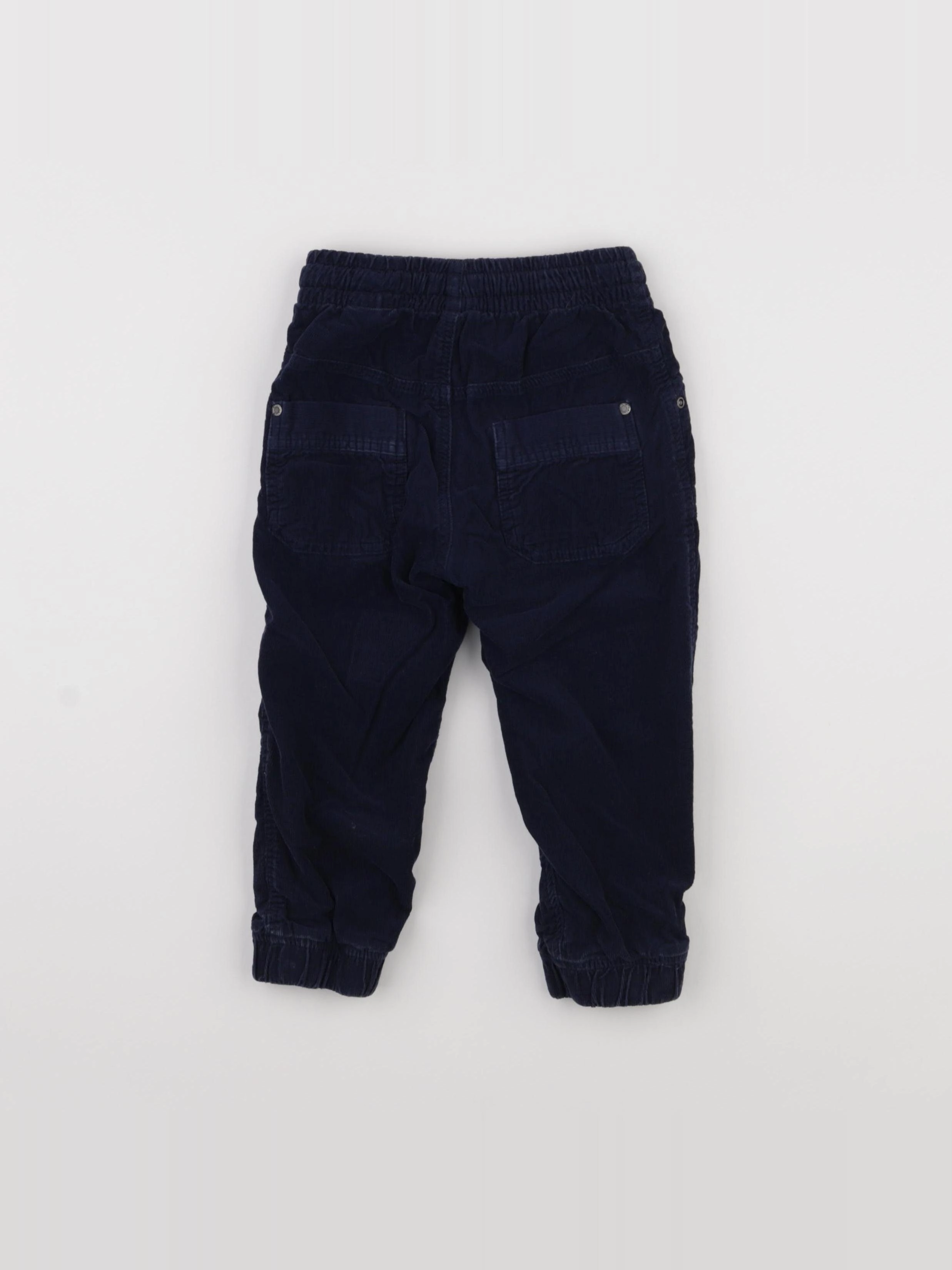 H&M - pantalon bleu - 18/24 mois