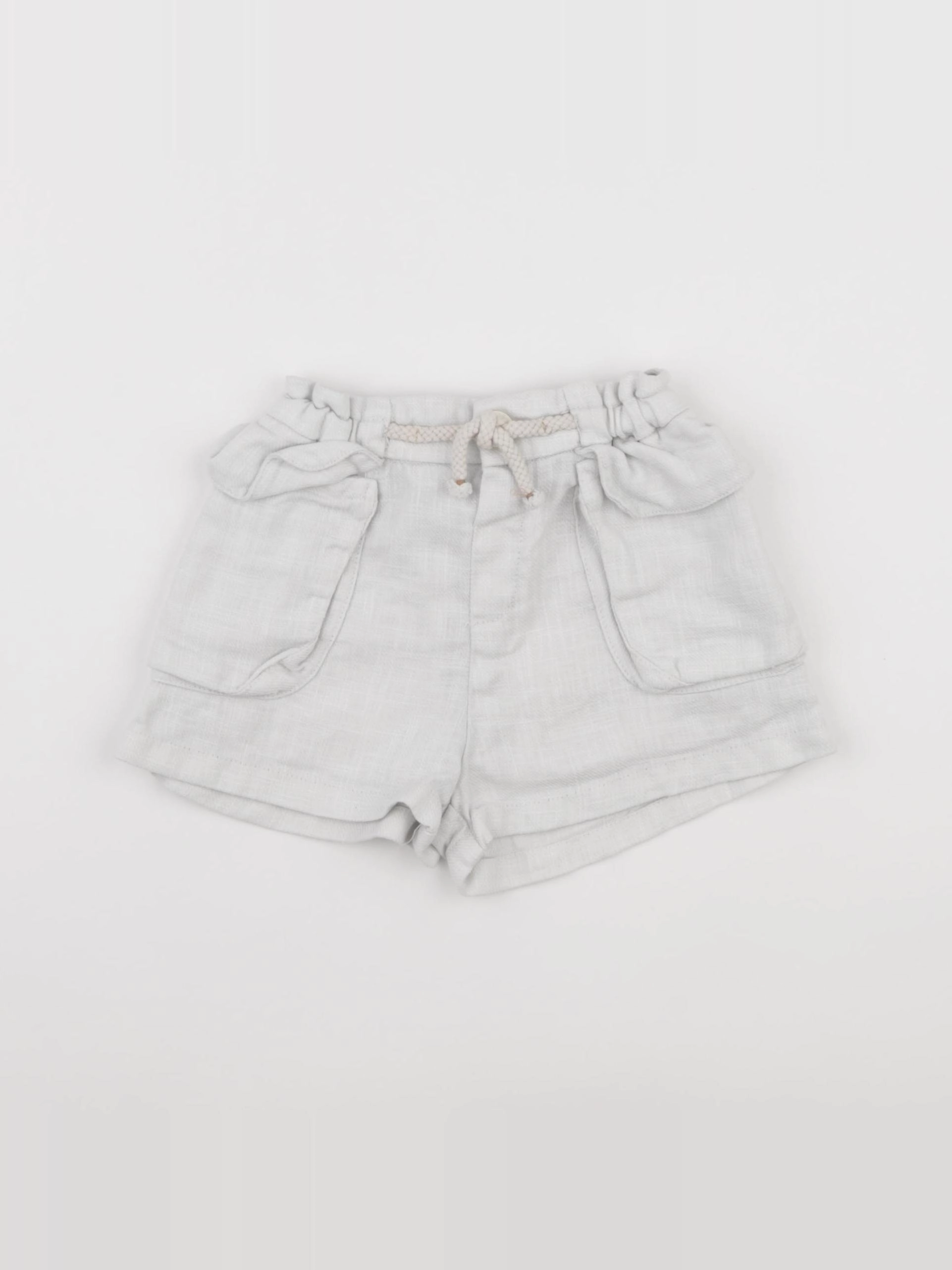Zara - short beige - 12/18 mois