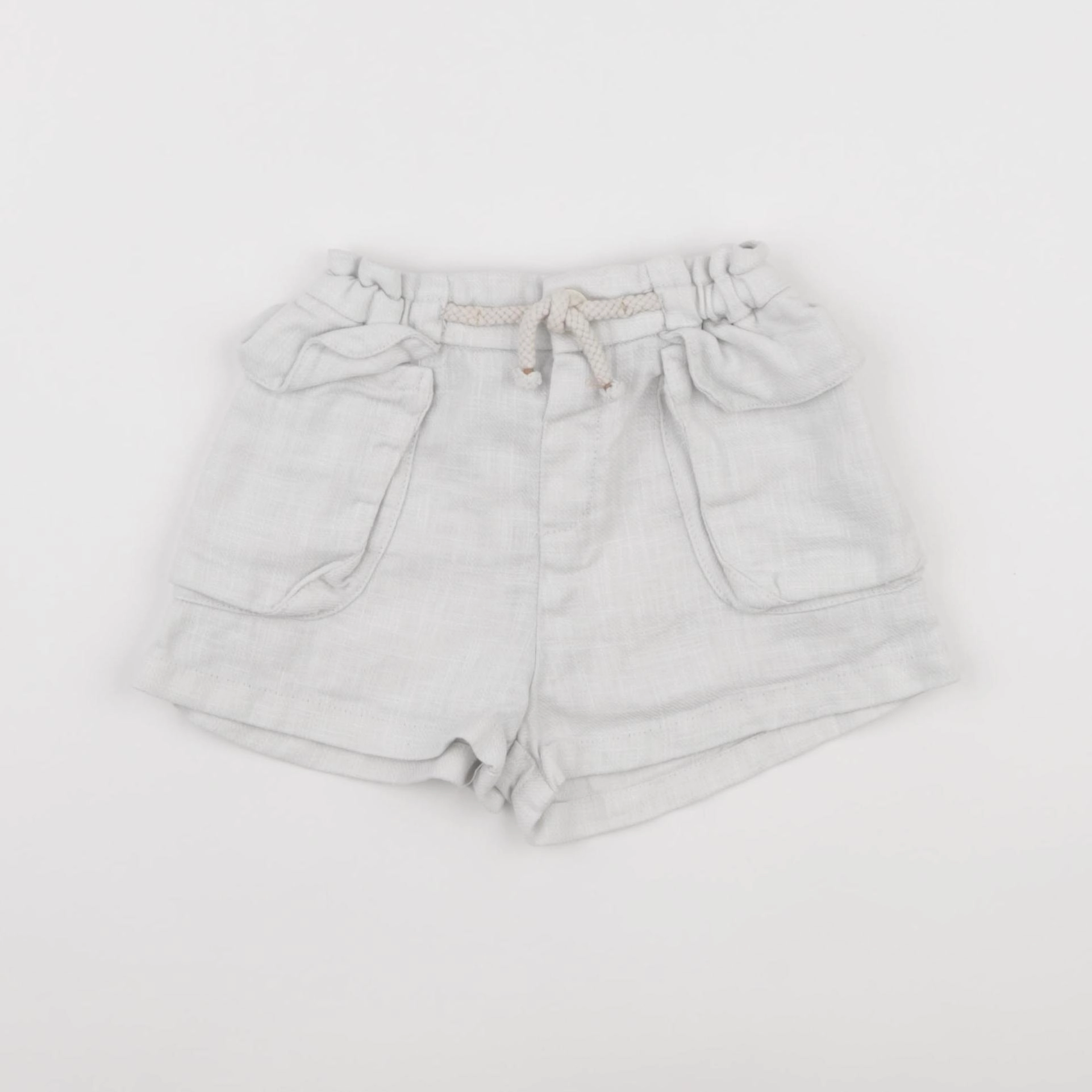 Zara - short beige - 12/18 mois