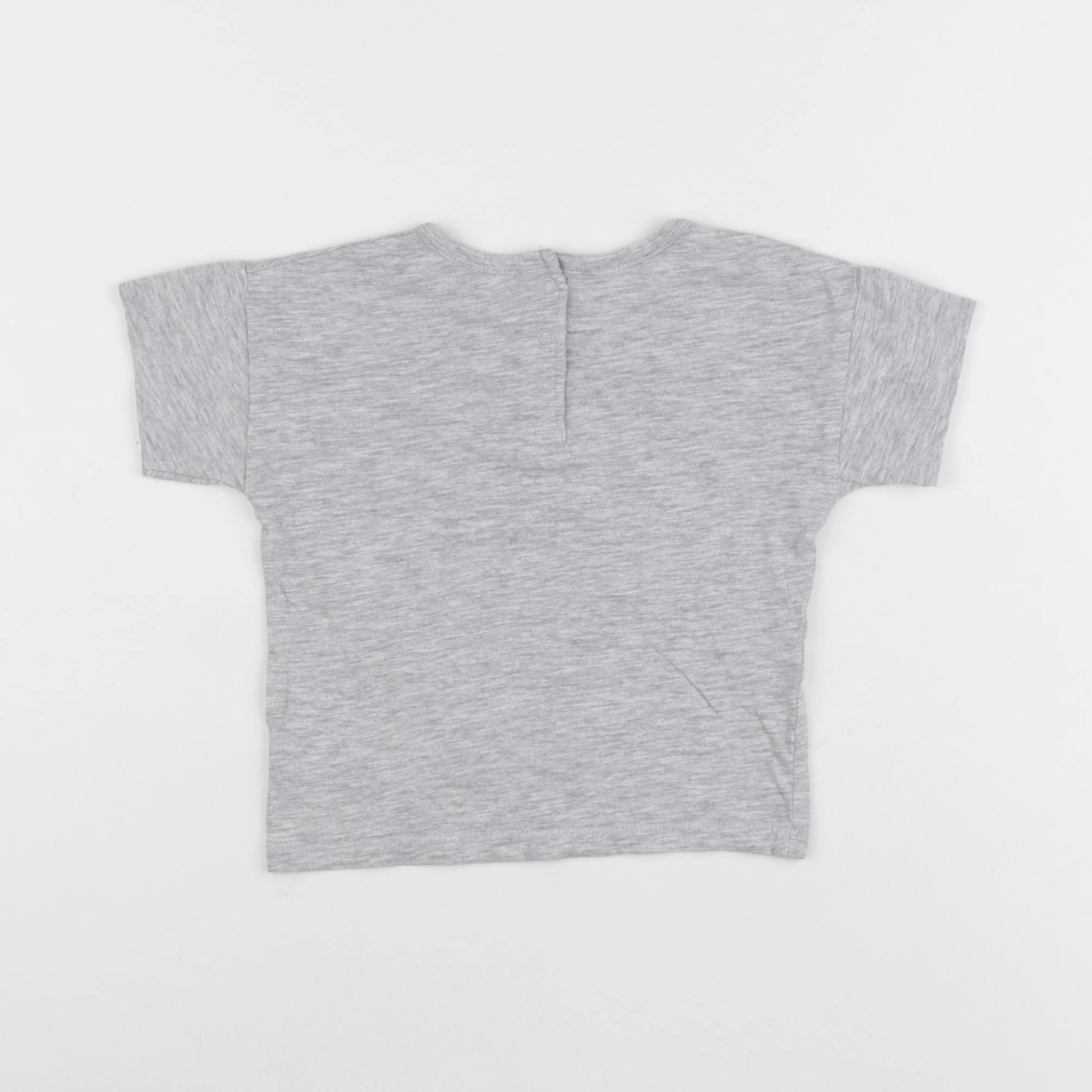 Vertbaudet - tee-shirt gris - 18 mois