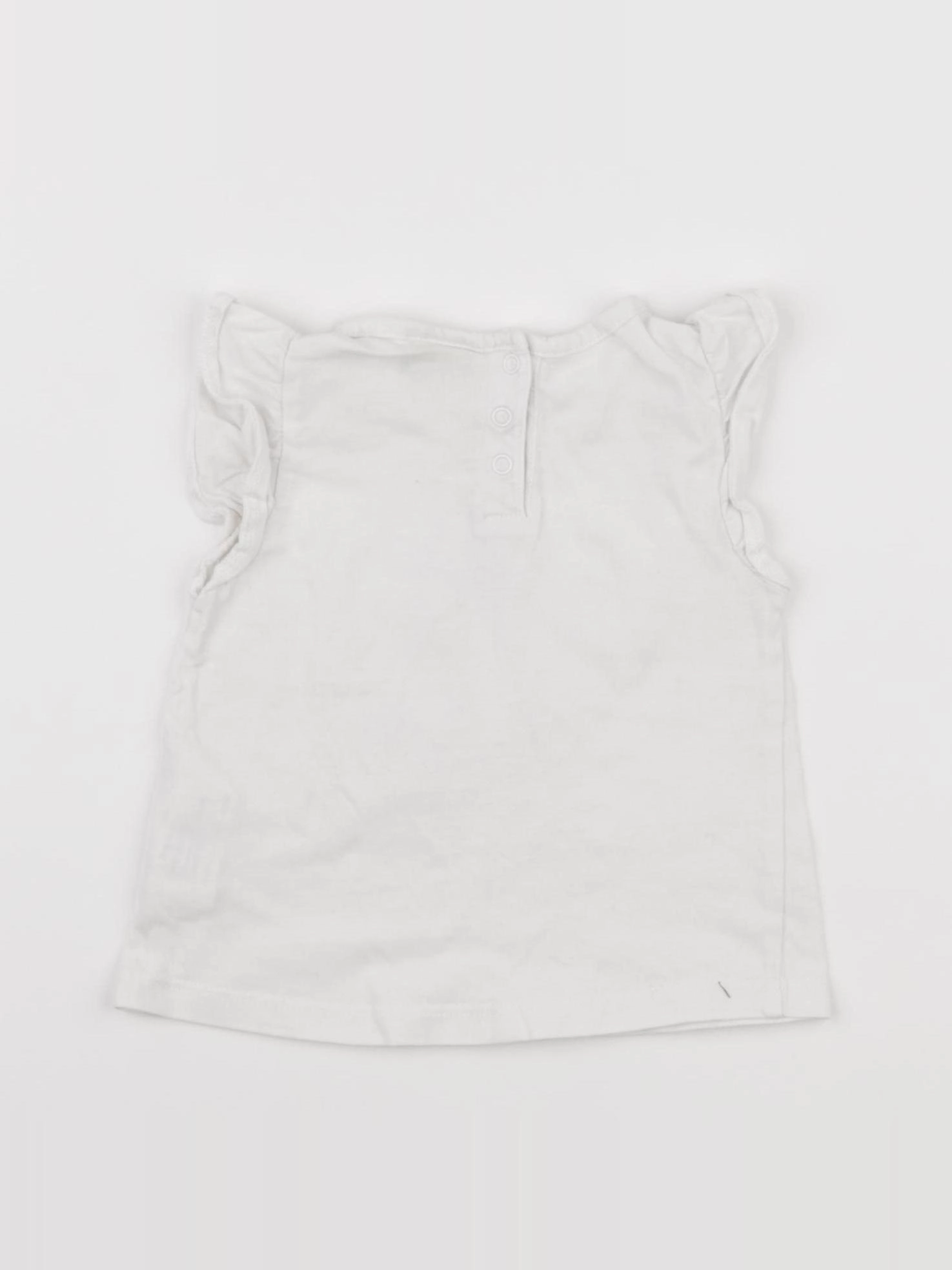 Tape à l'oeil - tee-shirt blanc - 6 mois