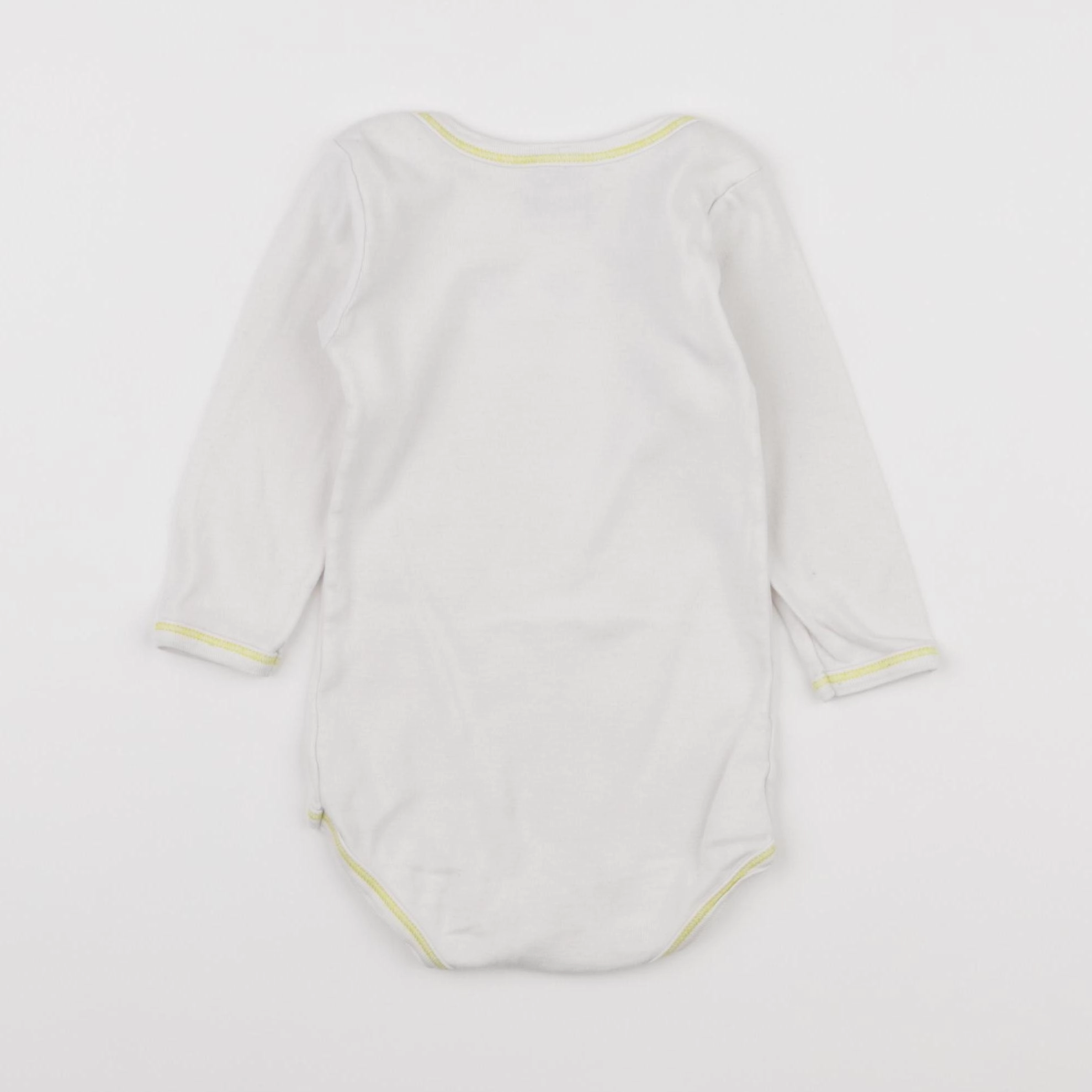 Petit Bateau - body beige - 12 mois