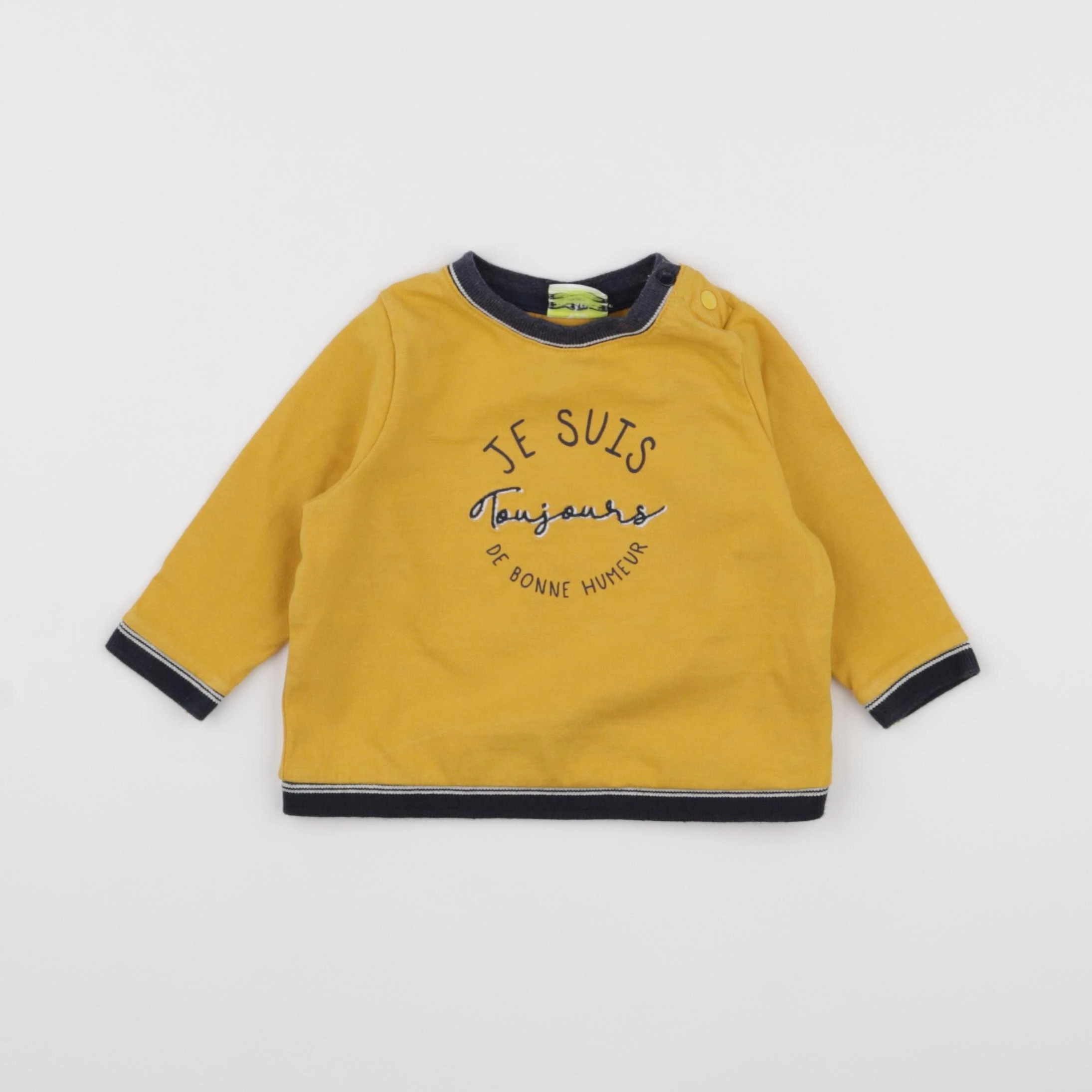 Tape à l'oeil - tee-shirt jaune - 6 mois