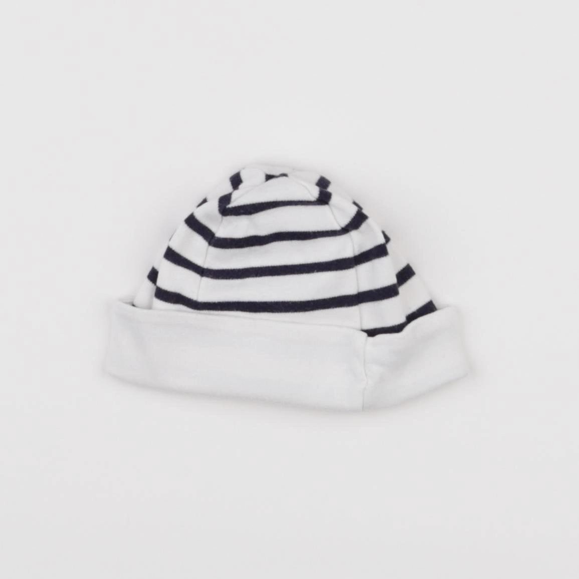 Armor Lux - bonnet blanc, bleu - 0/3 mois