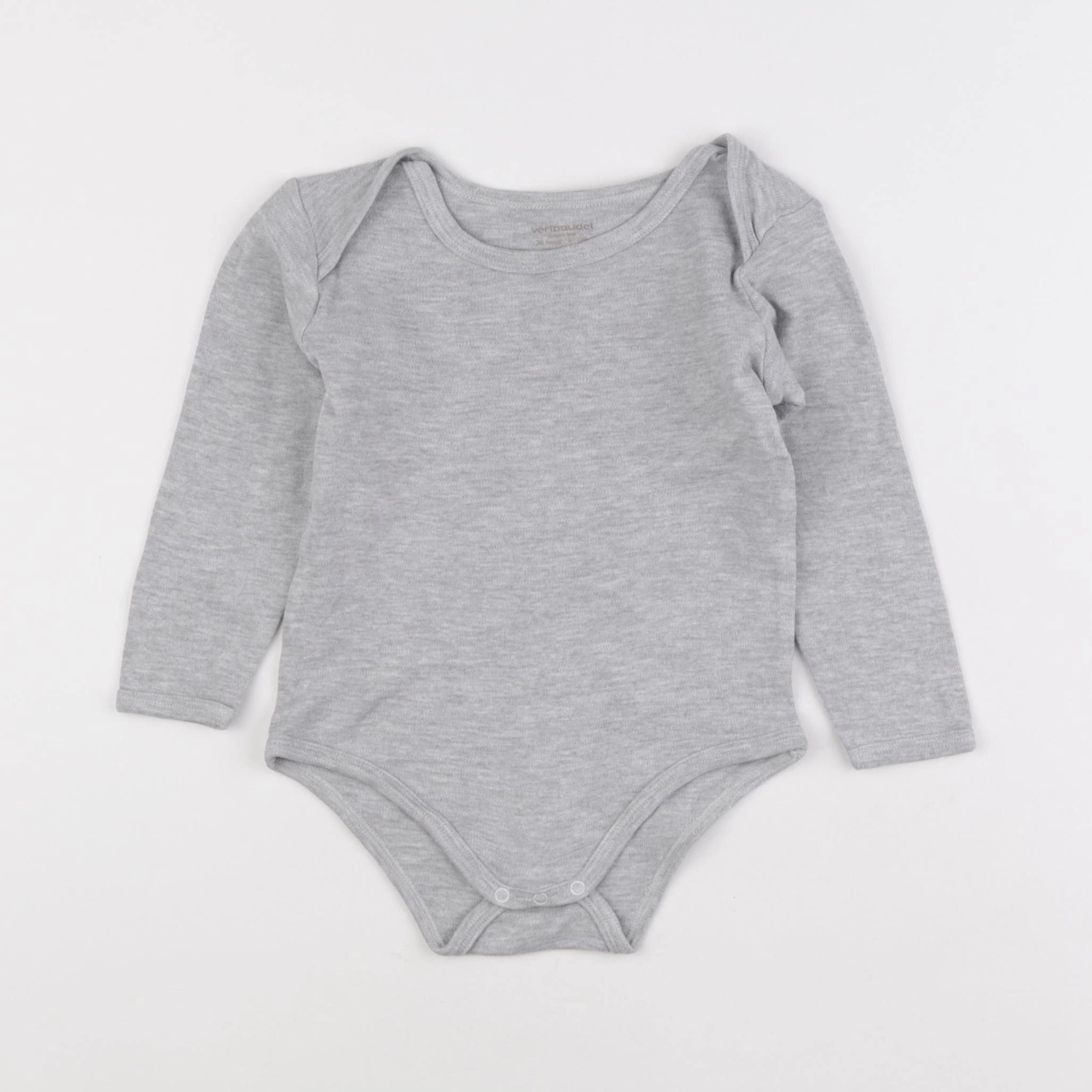 Vertbaudet - body gris - 36 mois
