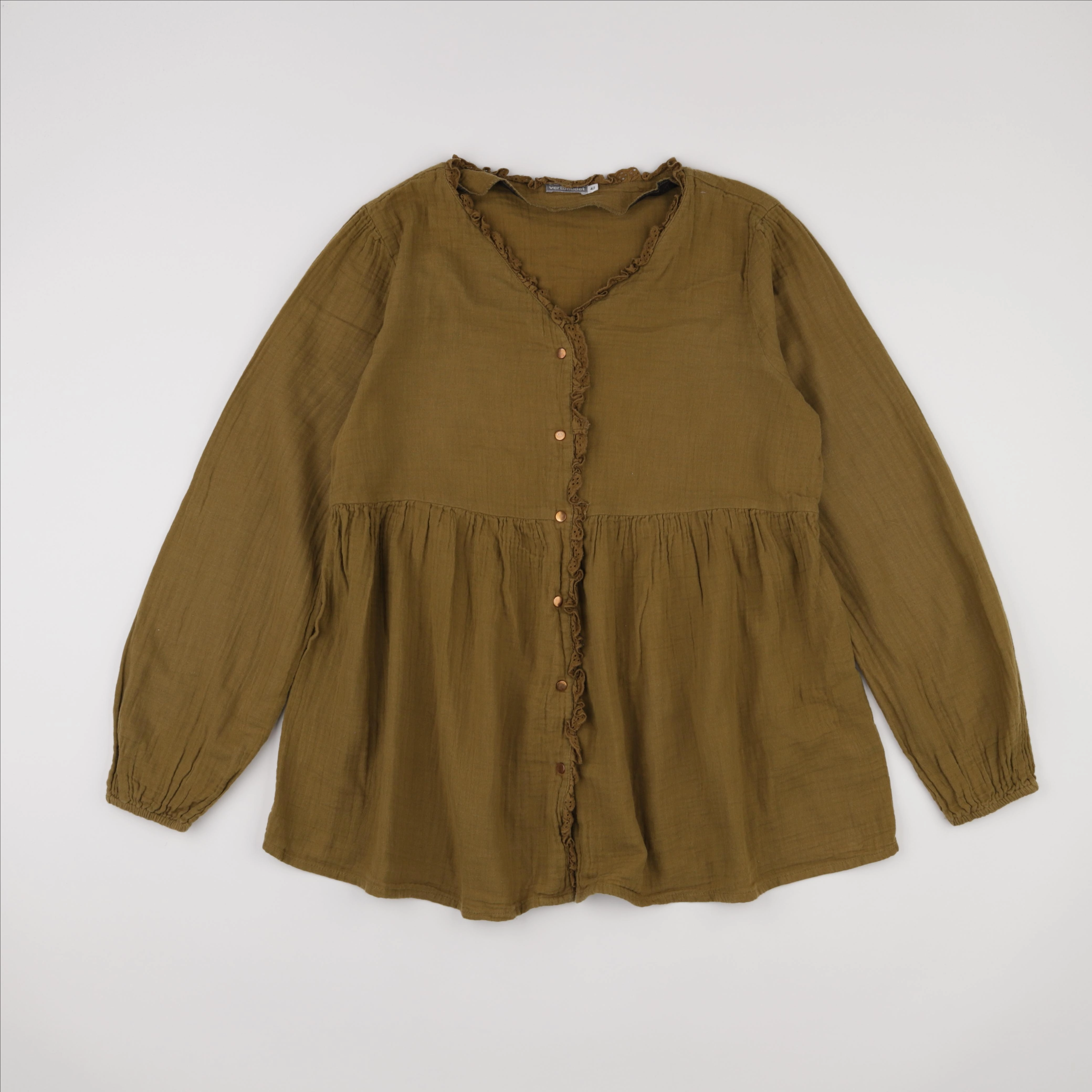 Vertbaudet - blouse grossesse marron - 42