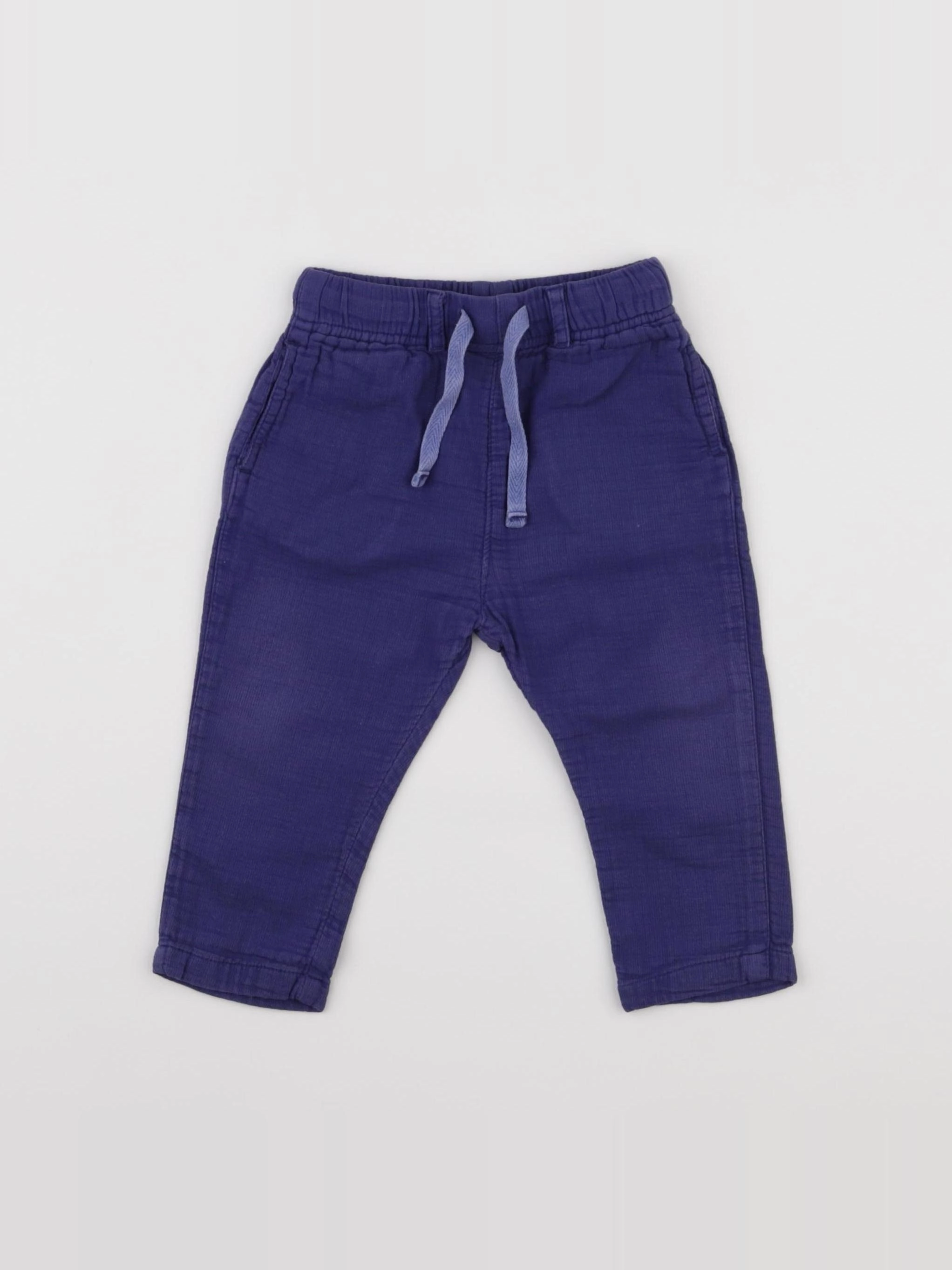 Boutchou - pantalon bleu - 9 mois