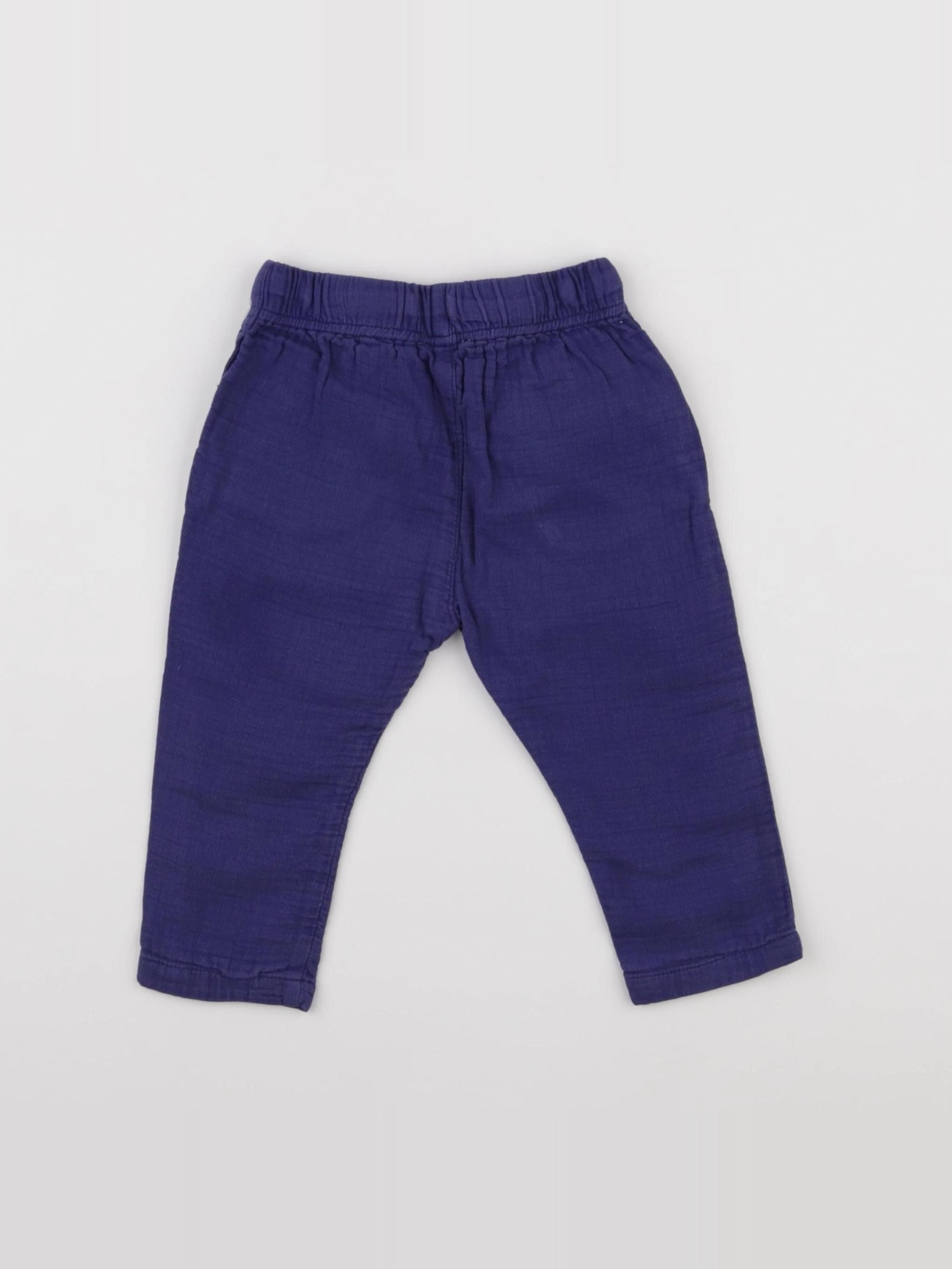Boutchou - pantalon bleu - 9 mois
