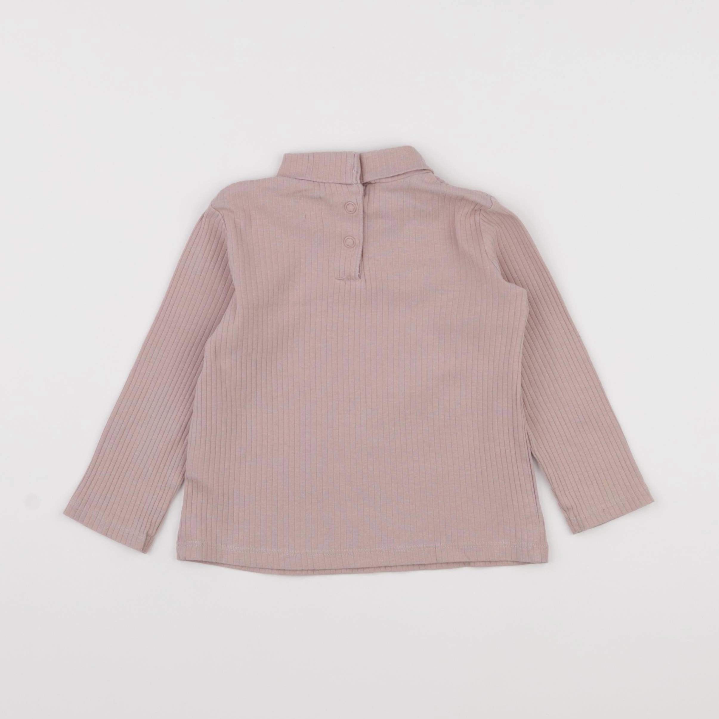 La Redoute - sous-pull rose - 2 ans