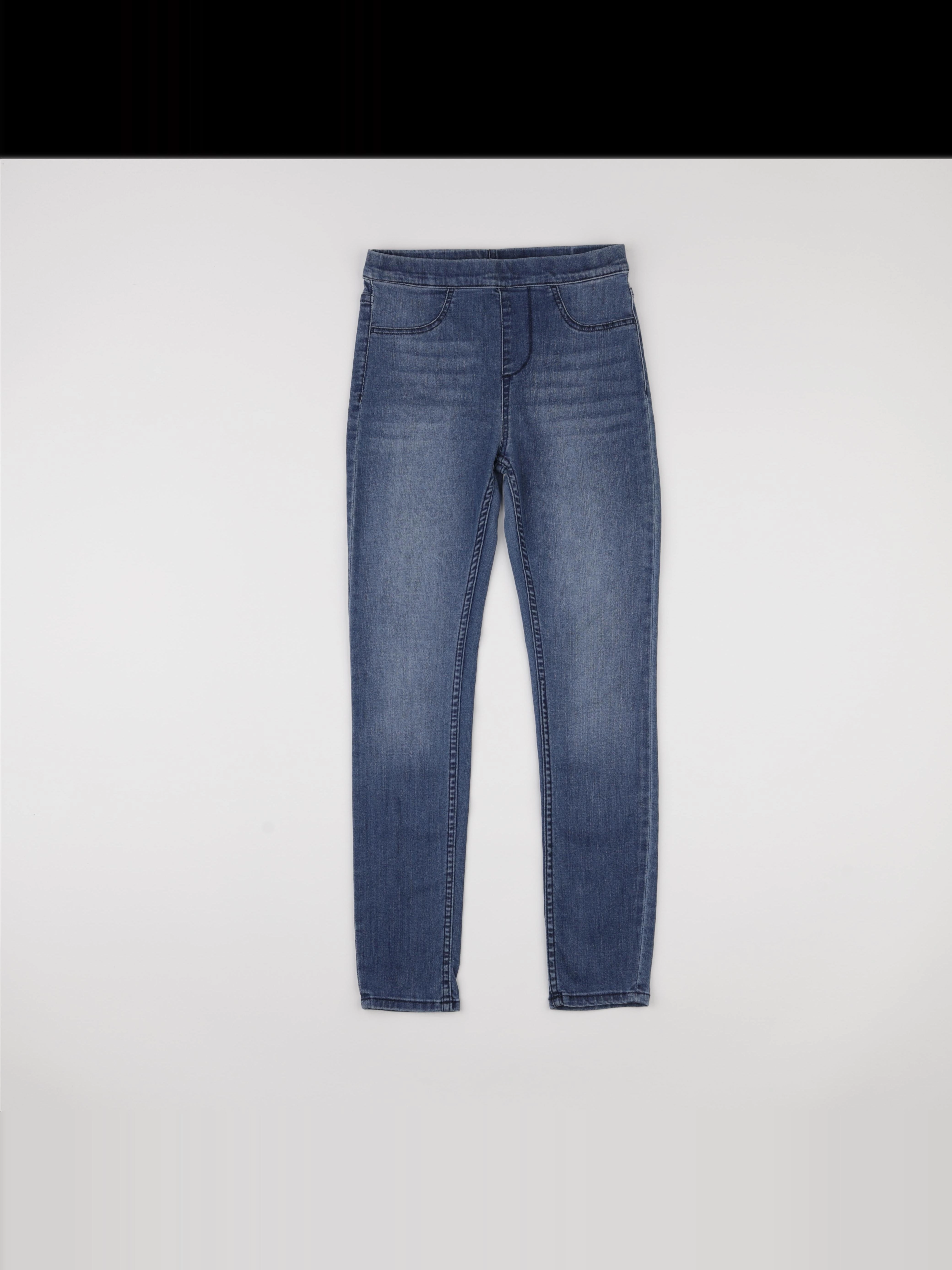 H&M - jegging bleu - 9/10 ans