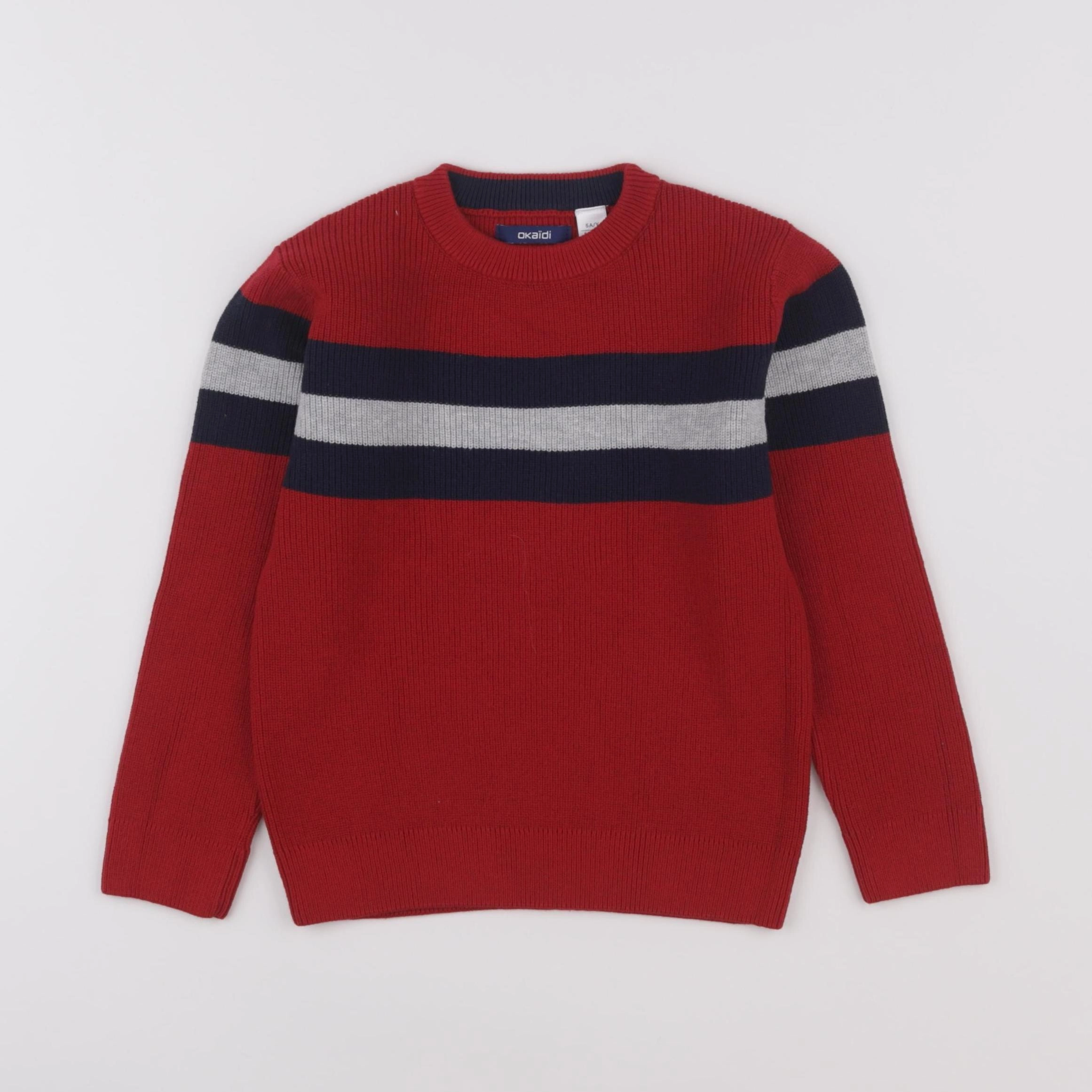 Okaidi - pull rouge - 5 ans