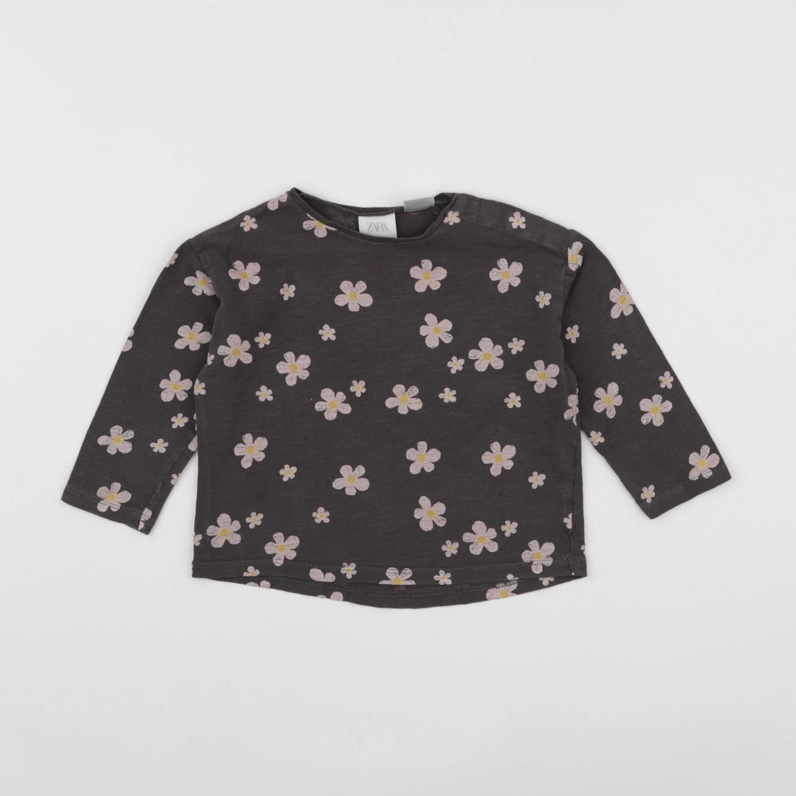 Zara - tee-shirt marron - 18/24 mois