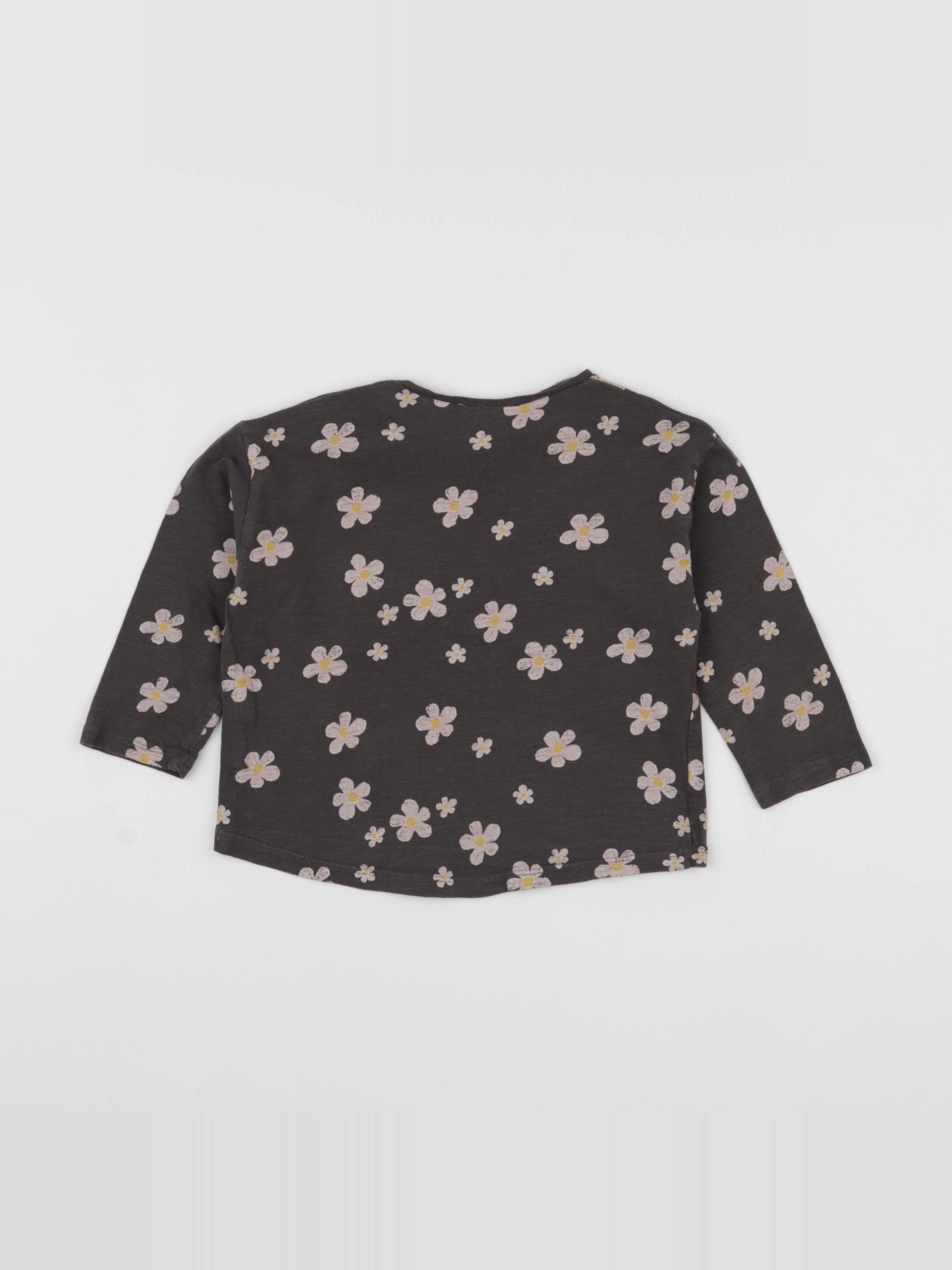 Zara - tee-shirt marron - 18/24 mois