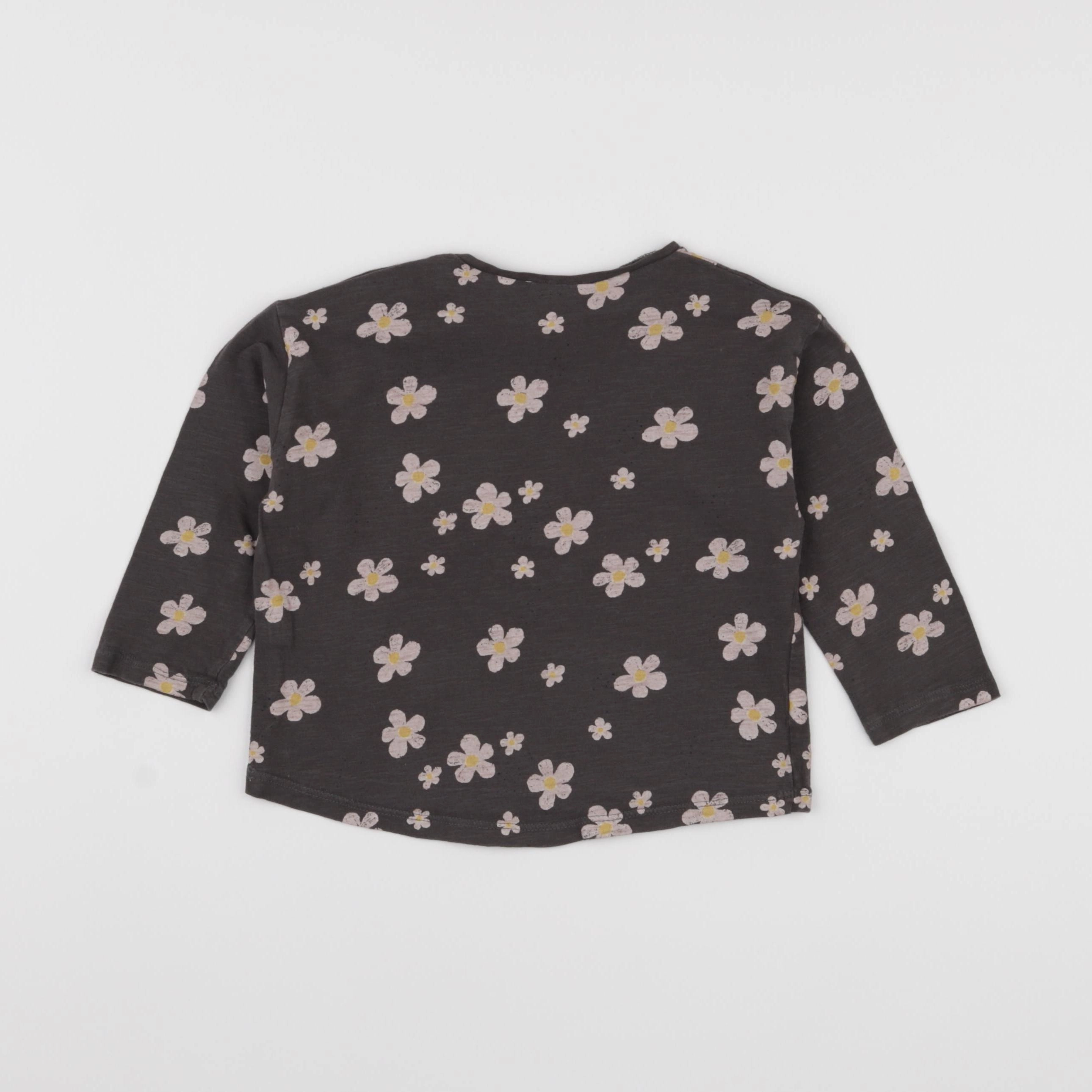 Zara - tee-shirt marron - 18/24 mois
