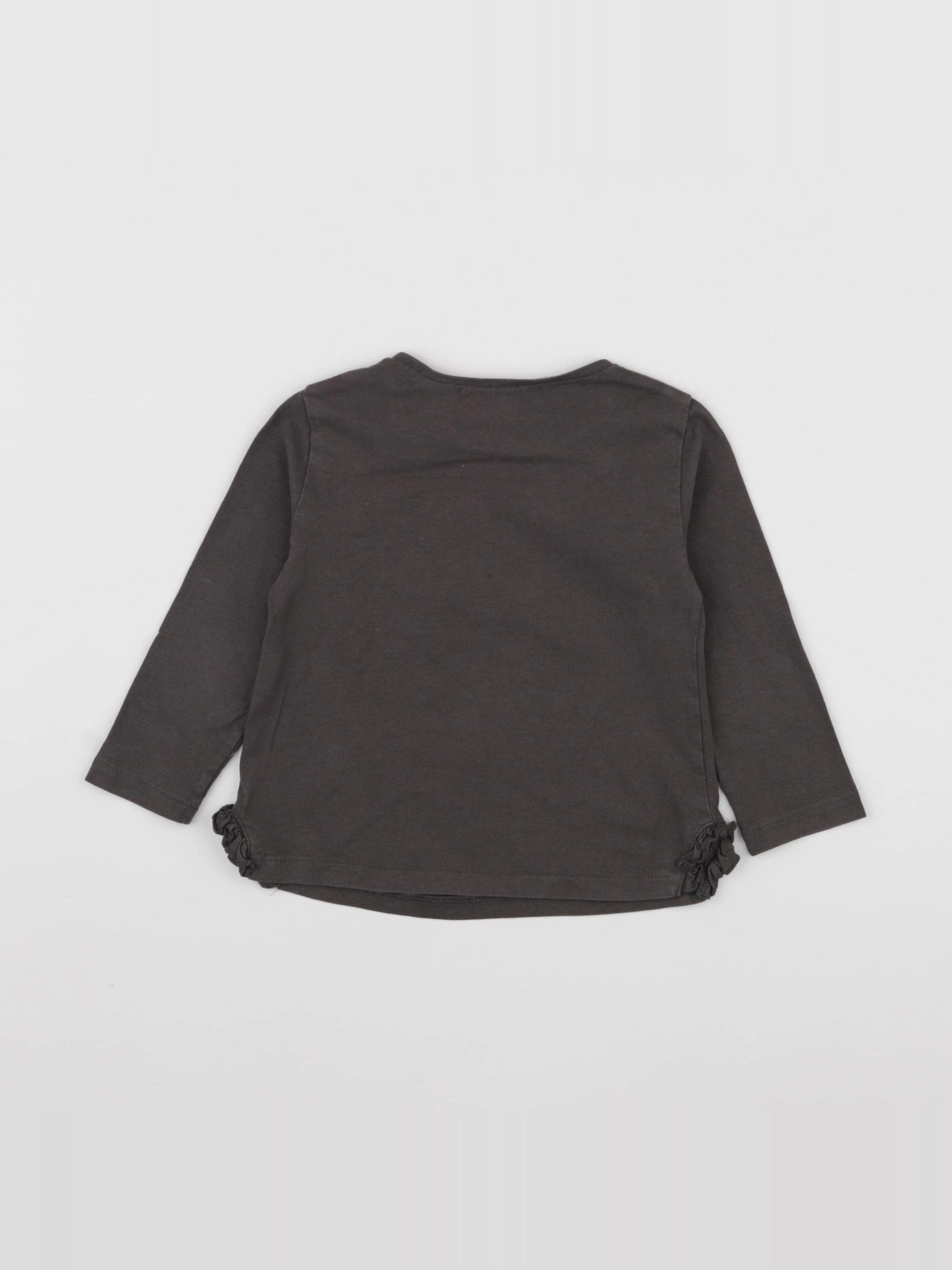 Zara - tee-shirt marron - 18/24 mois