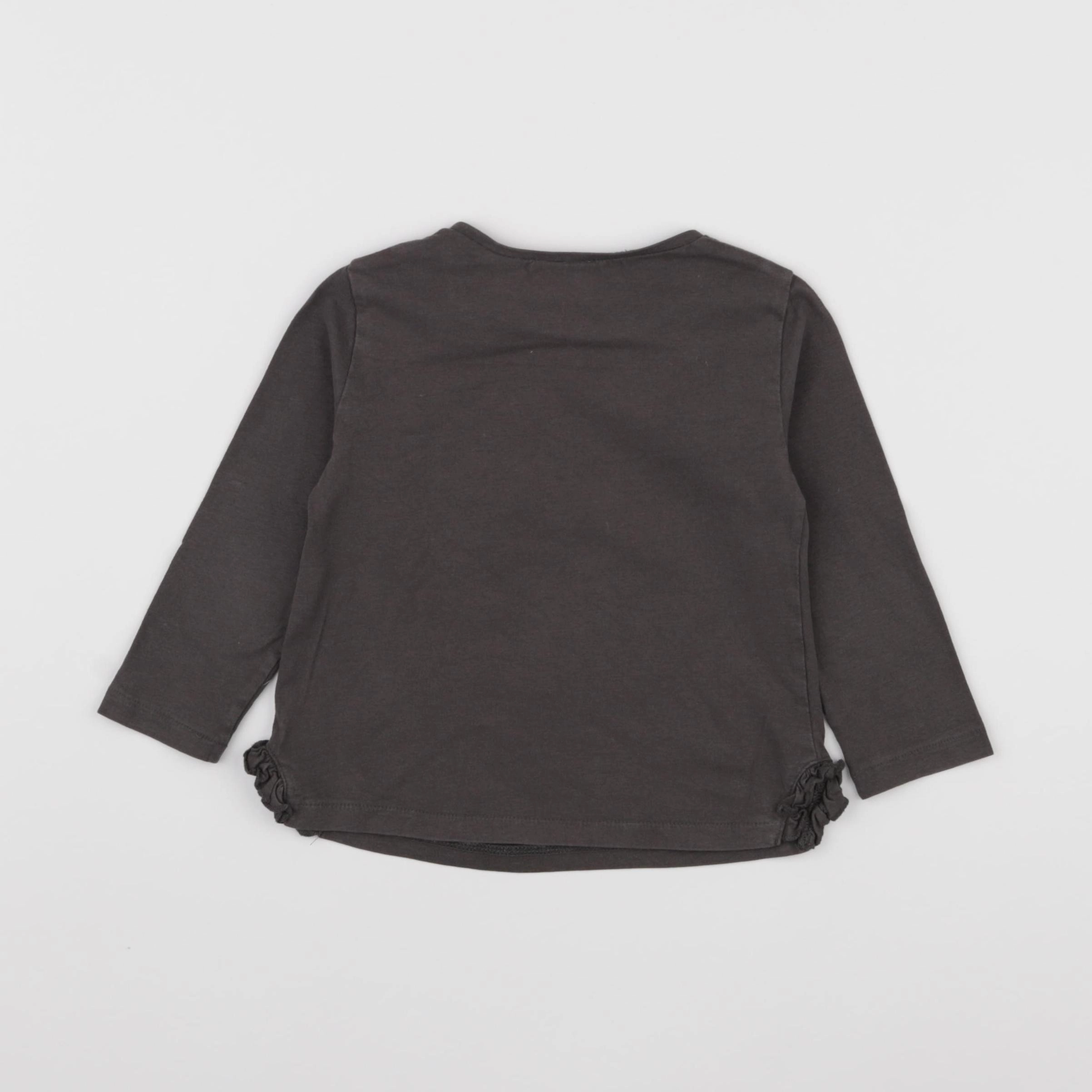 Zara - tee-shirt marron - 18/24 mois