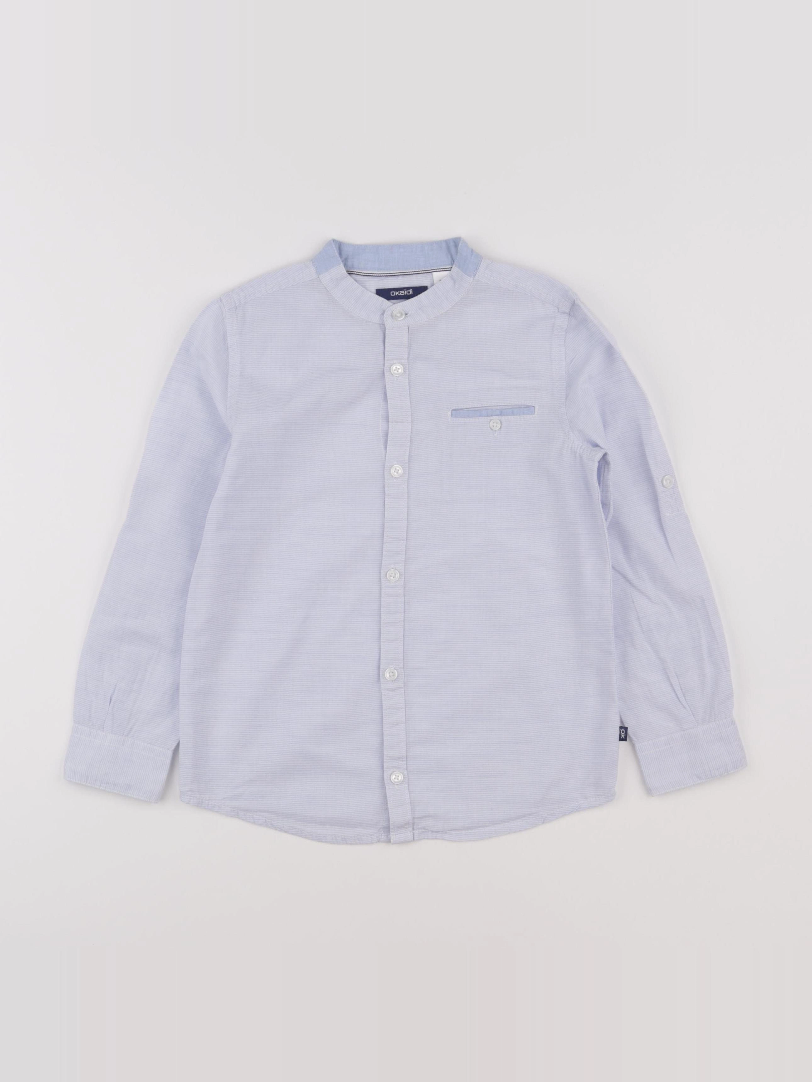 Okaidi - chemise bleu - 6 ans