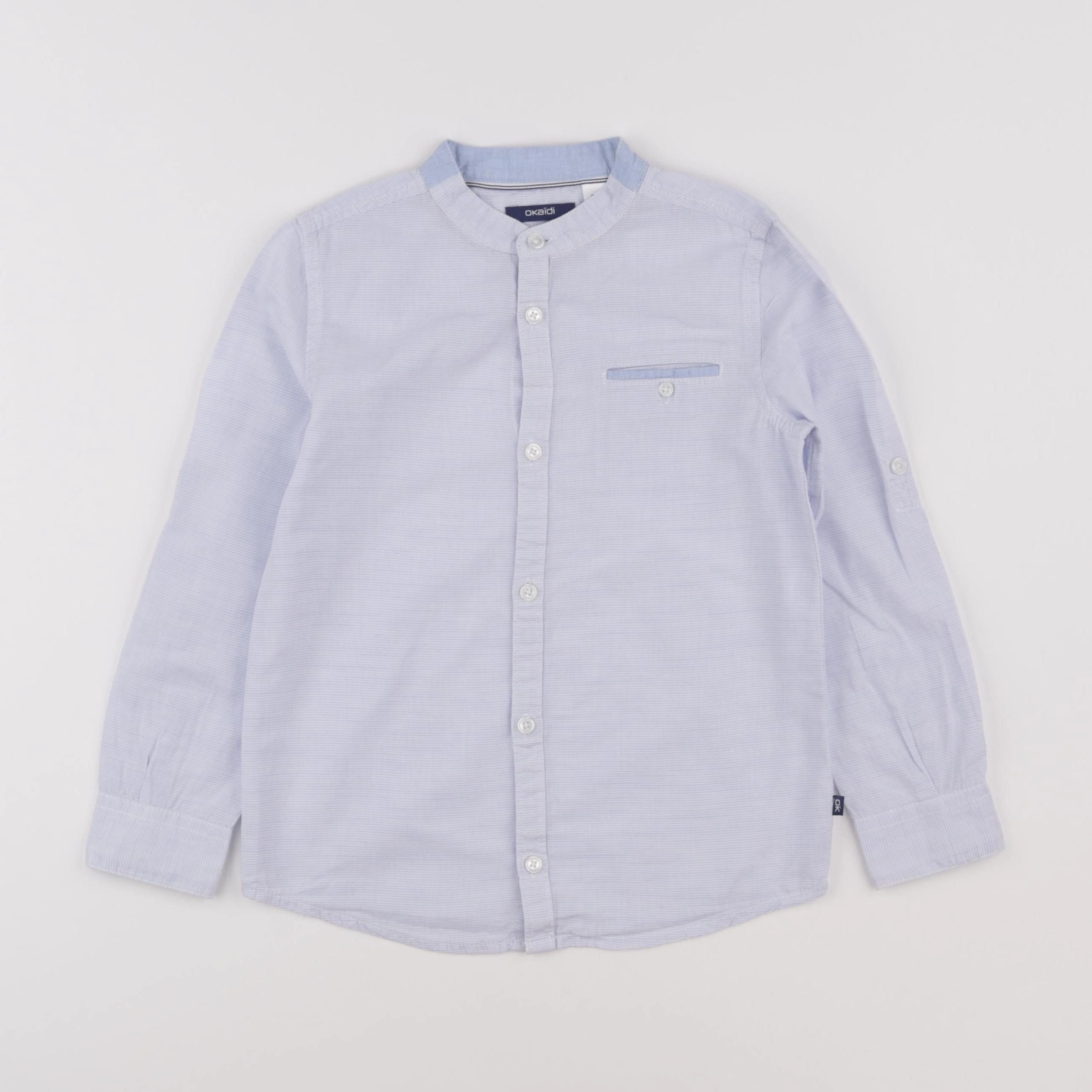 Okaidi - chemise bleu - 6 ans