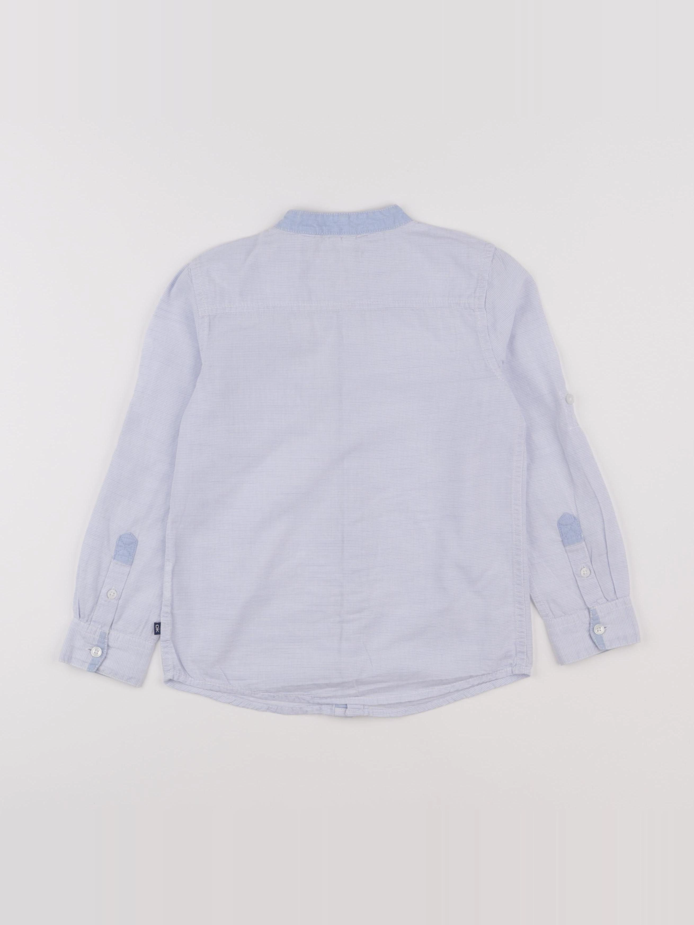 Okaidi - chemise bleu - 6 ans