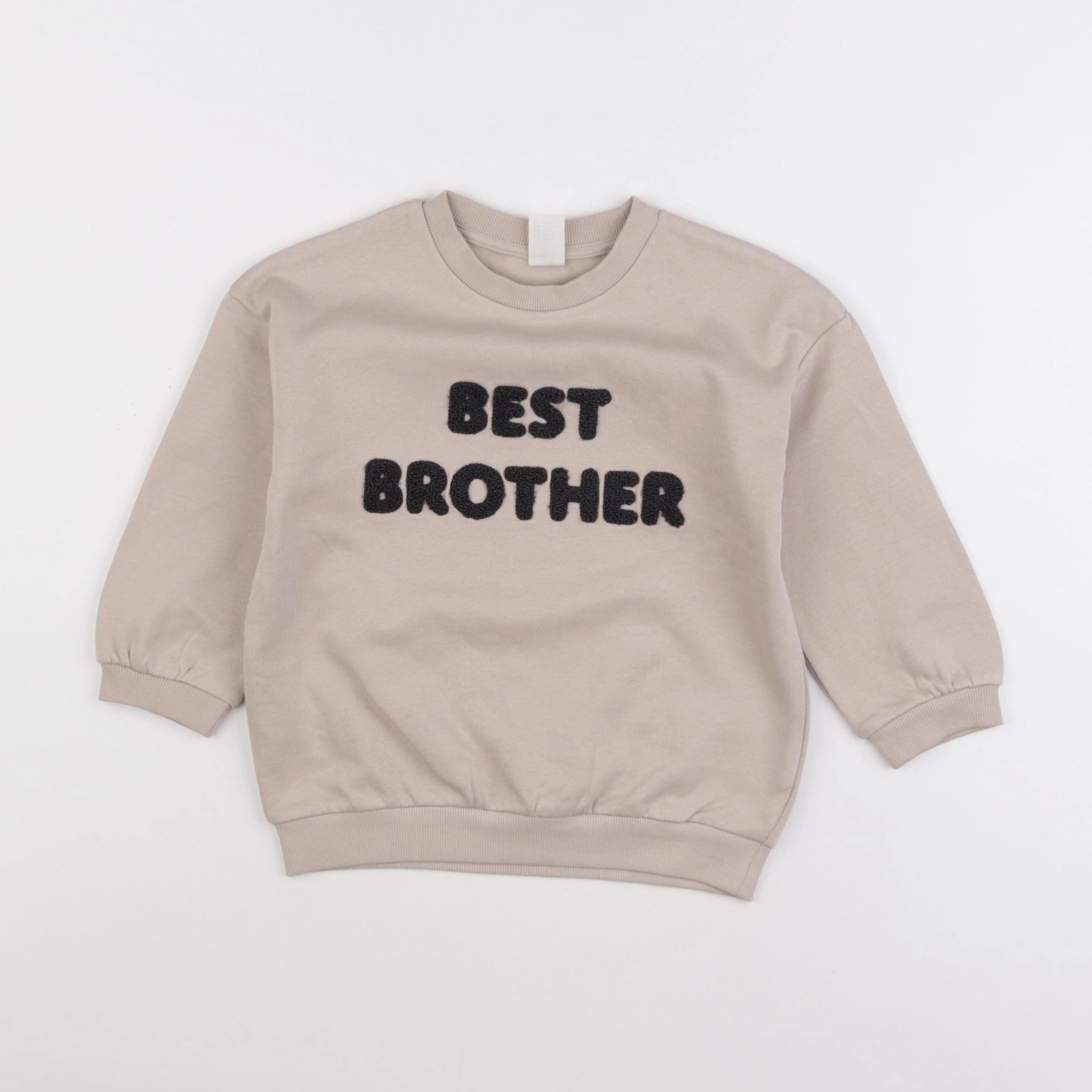 H&M - sweat beige - 3/4 ans
