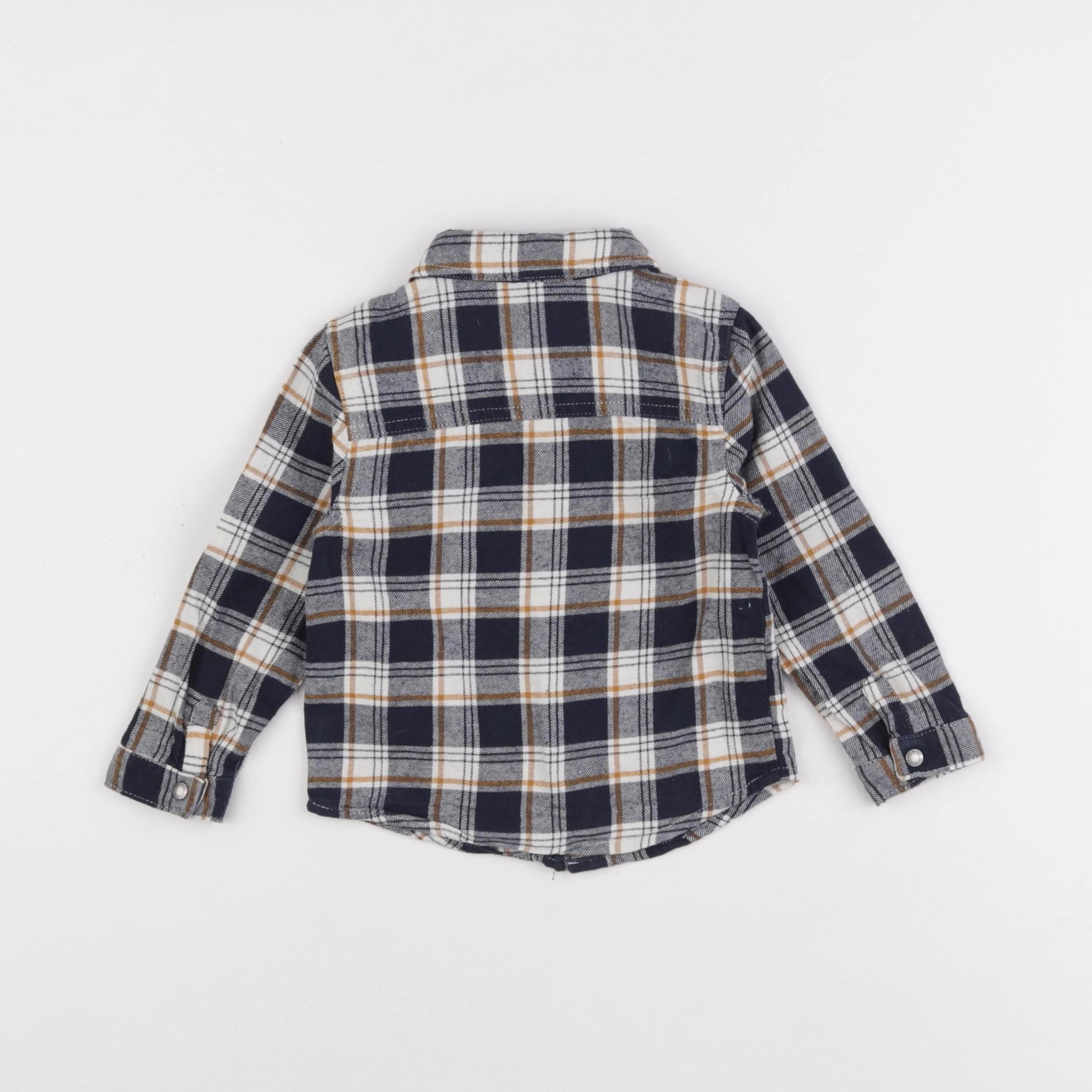 Vertbaudet - chemise bleu - 24 mois