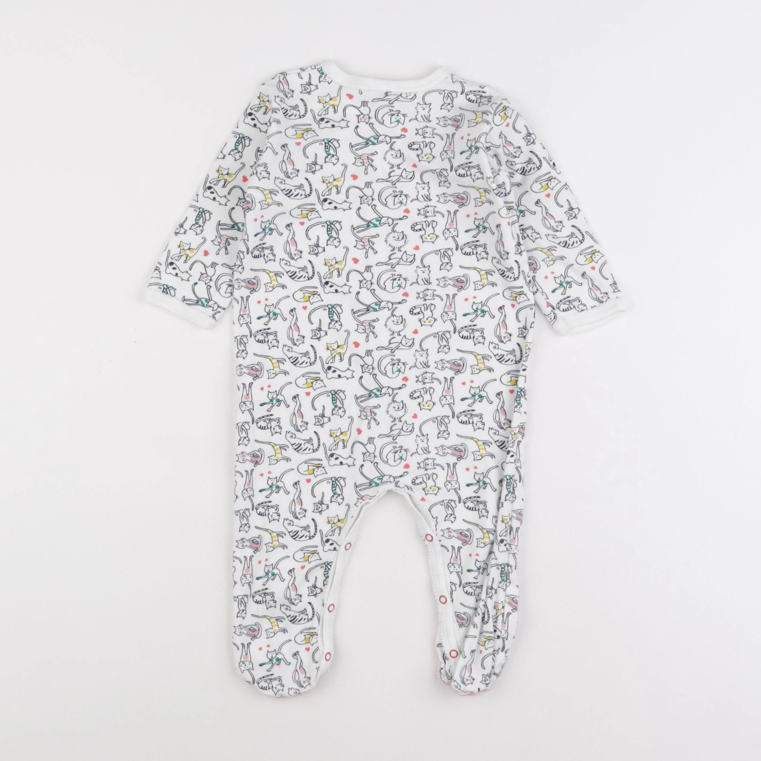Petit Bateau - pyjama coton multicolore - 12 mois