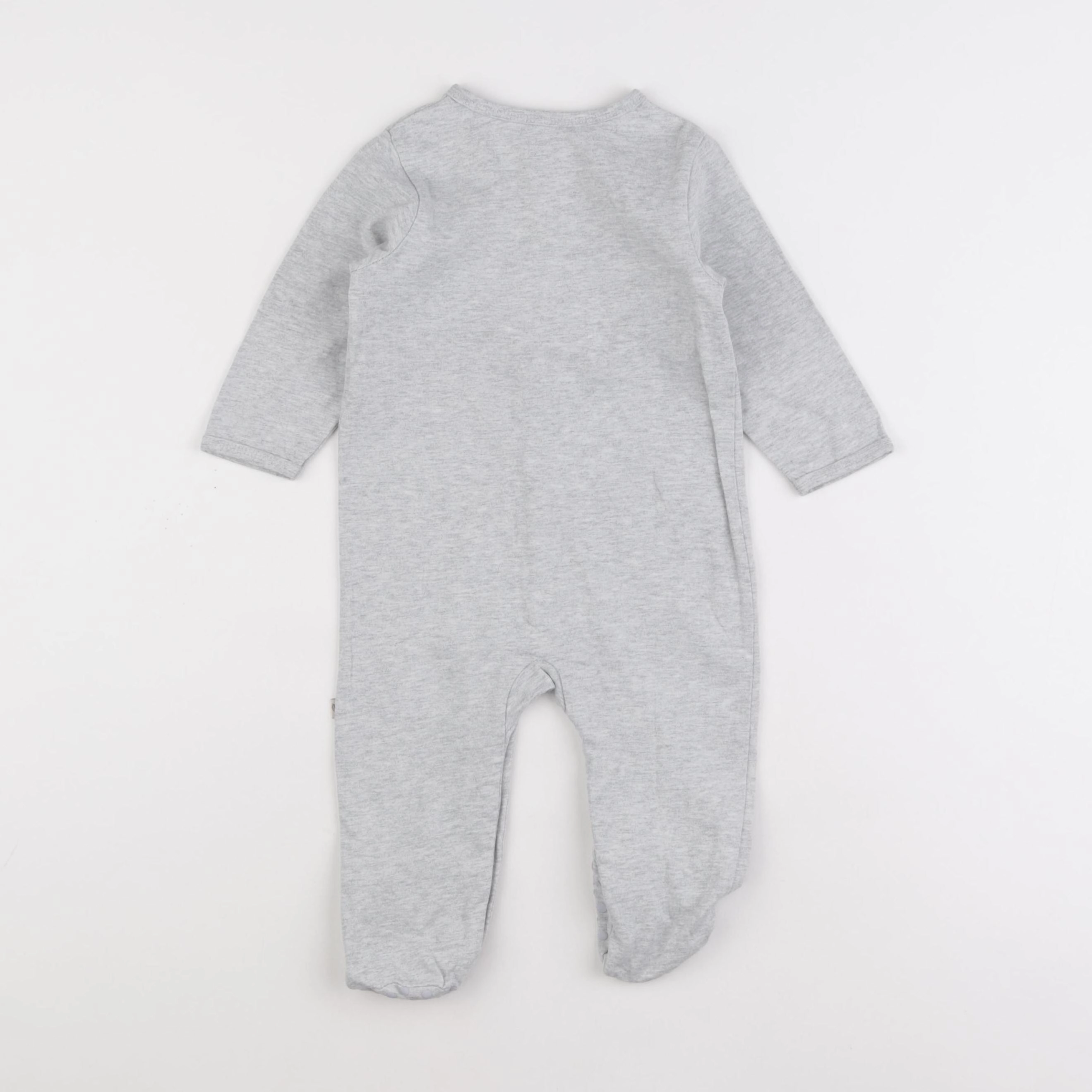 Vertbaudet - pyjama coton gris - 12 mois
