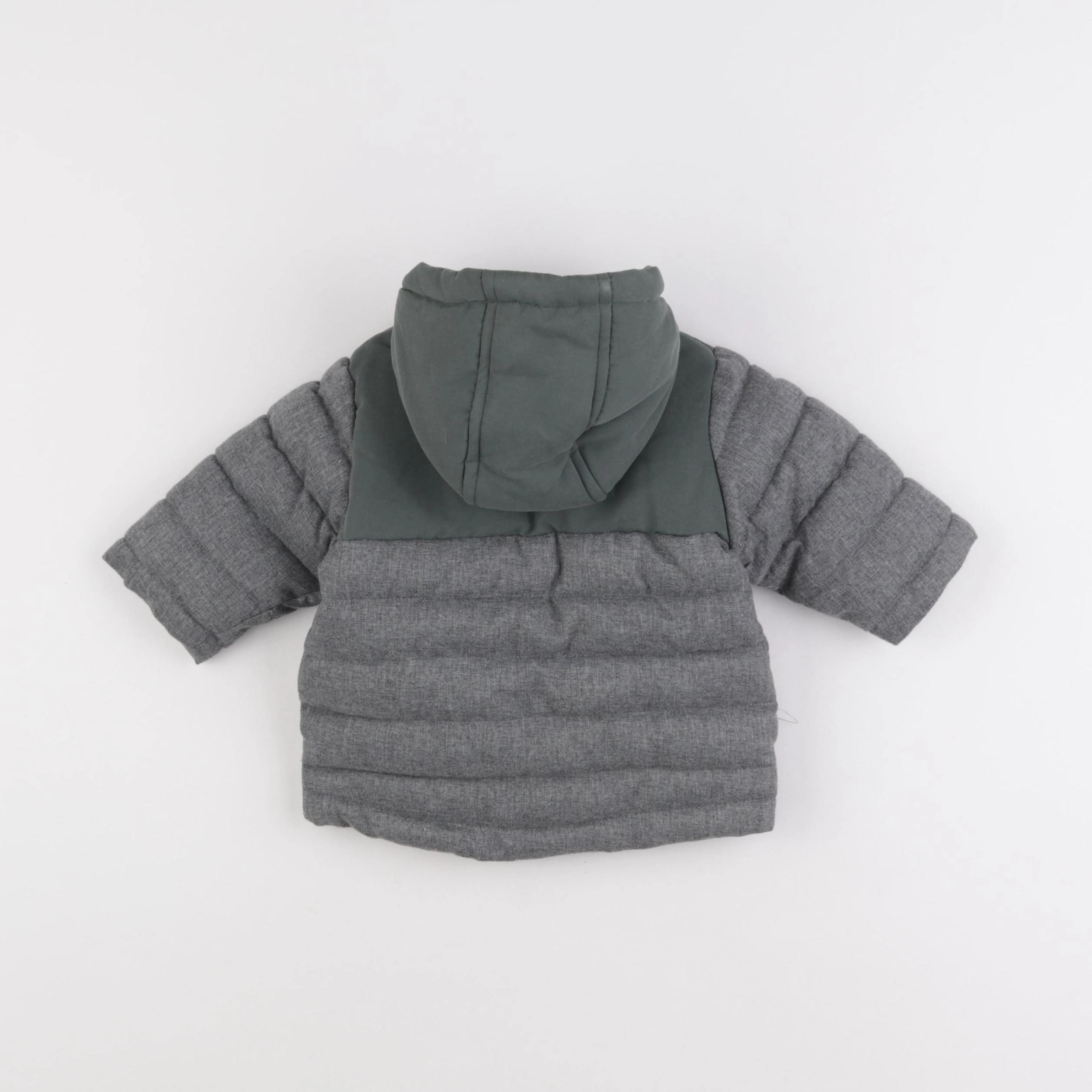 Vertbaudet - doudoune gris - 3 mois