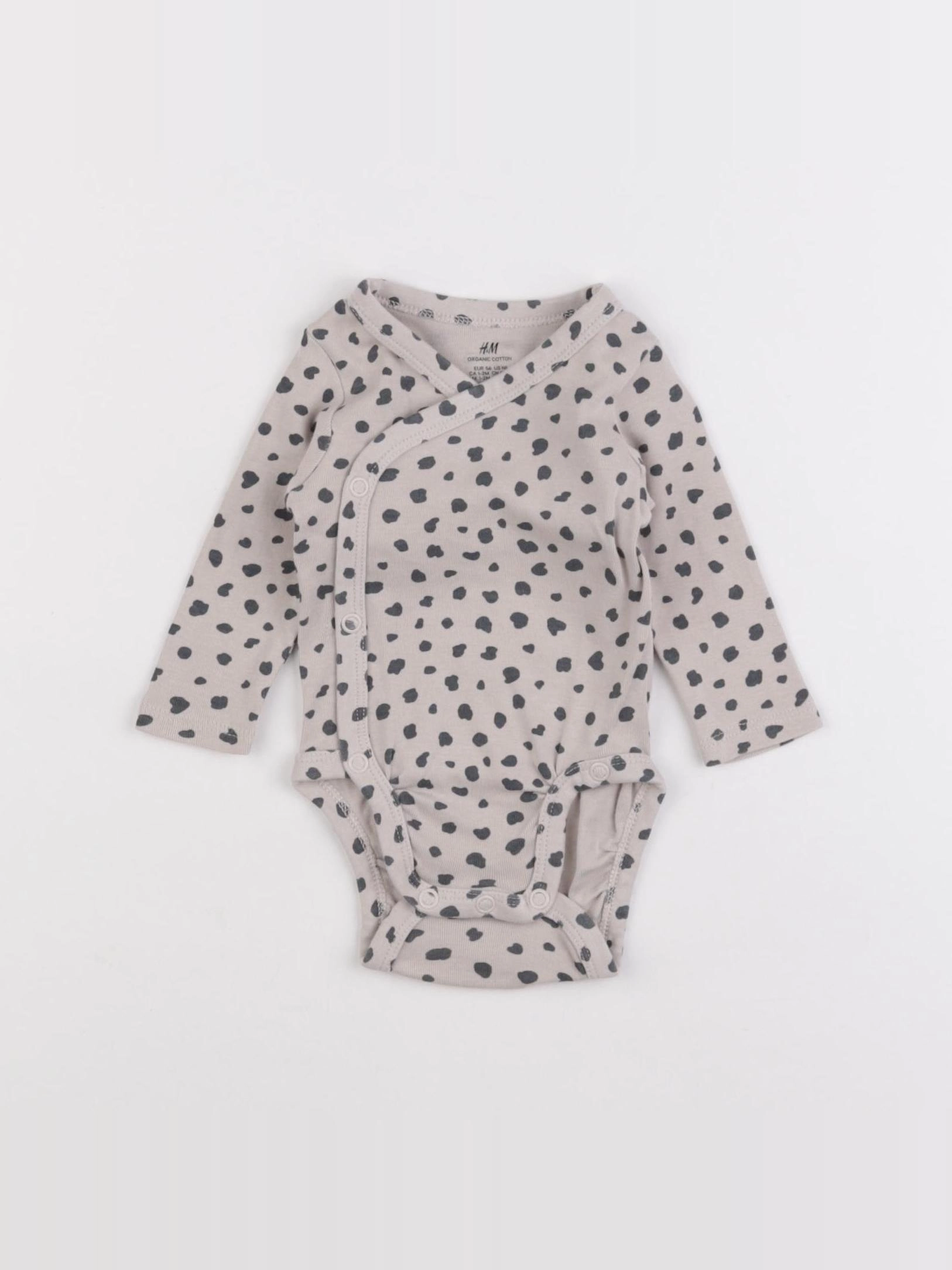 H&M - body beige - 1/2 mois