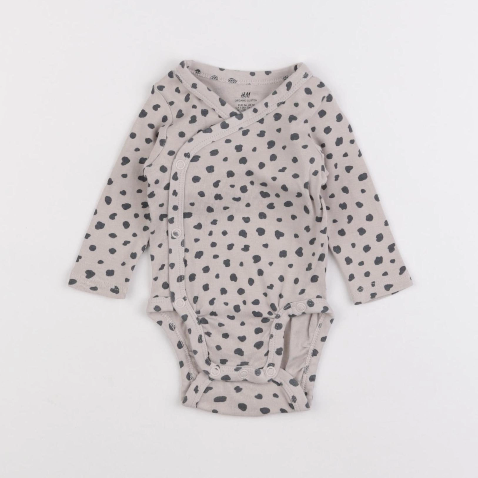H&M - body beige - 1/2 mois