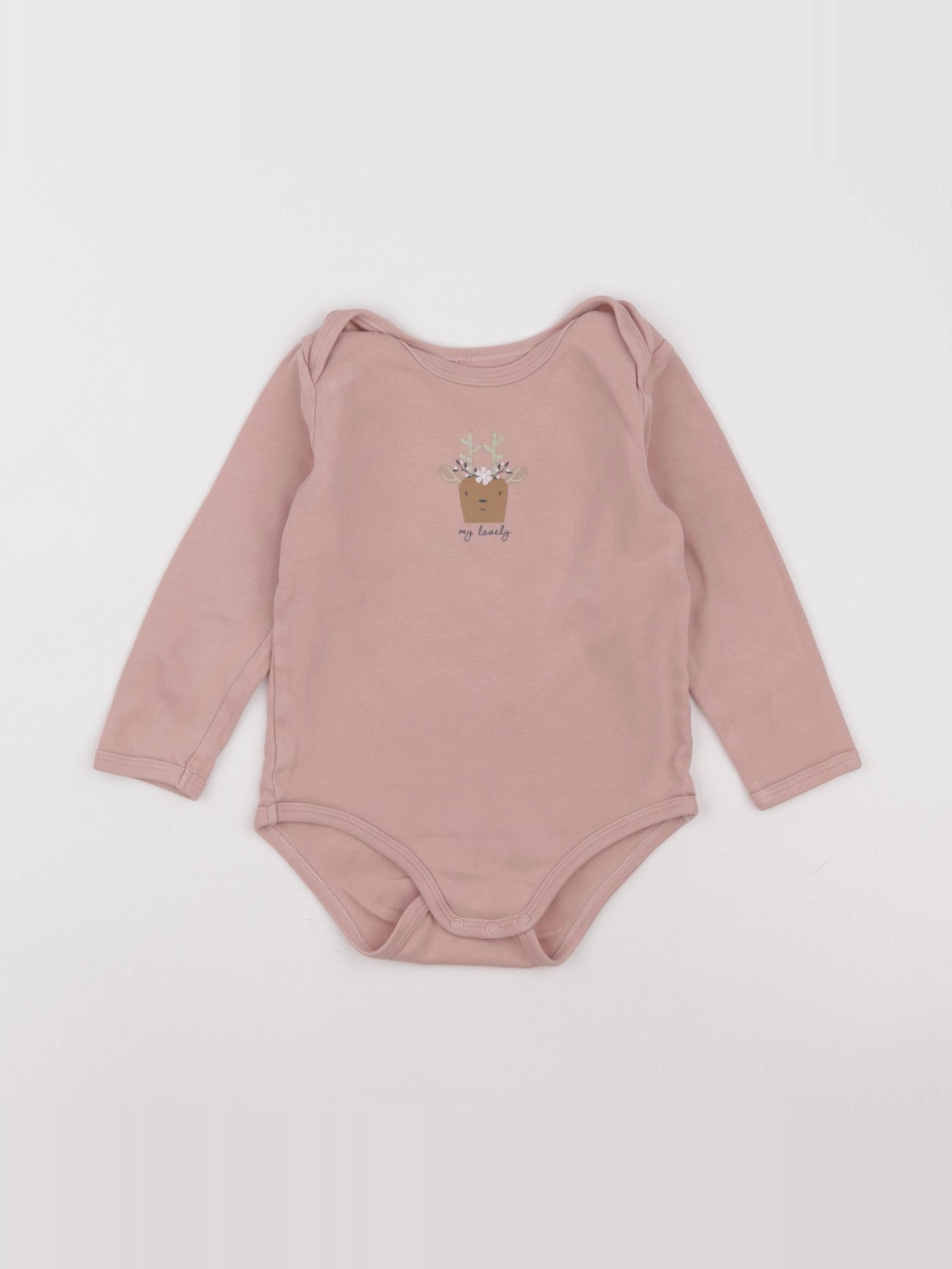 Vertbaudet - body rose - 36 mois