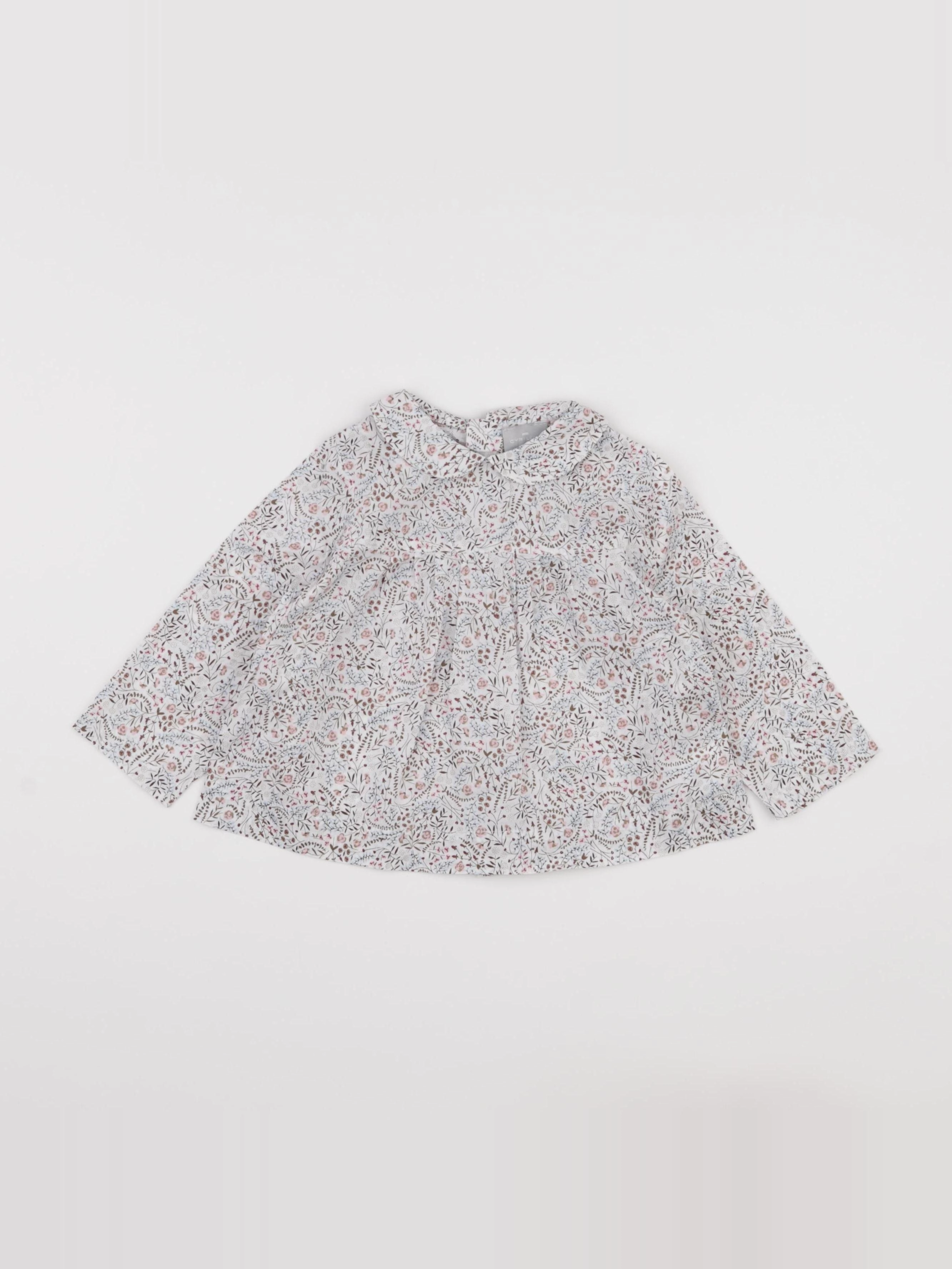 Cyrillus - blouse multicolore - 18 mois