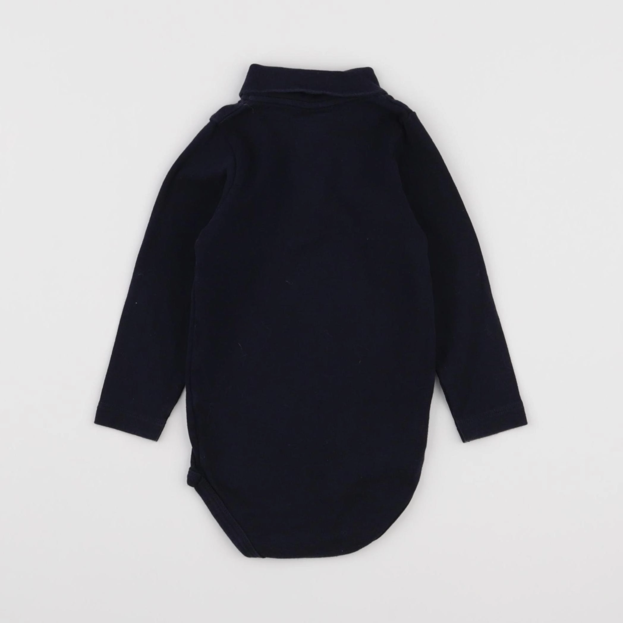 Petit Bateau - body à col bleu - 18 mois