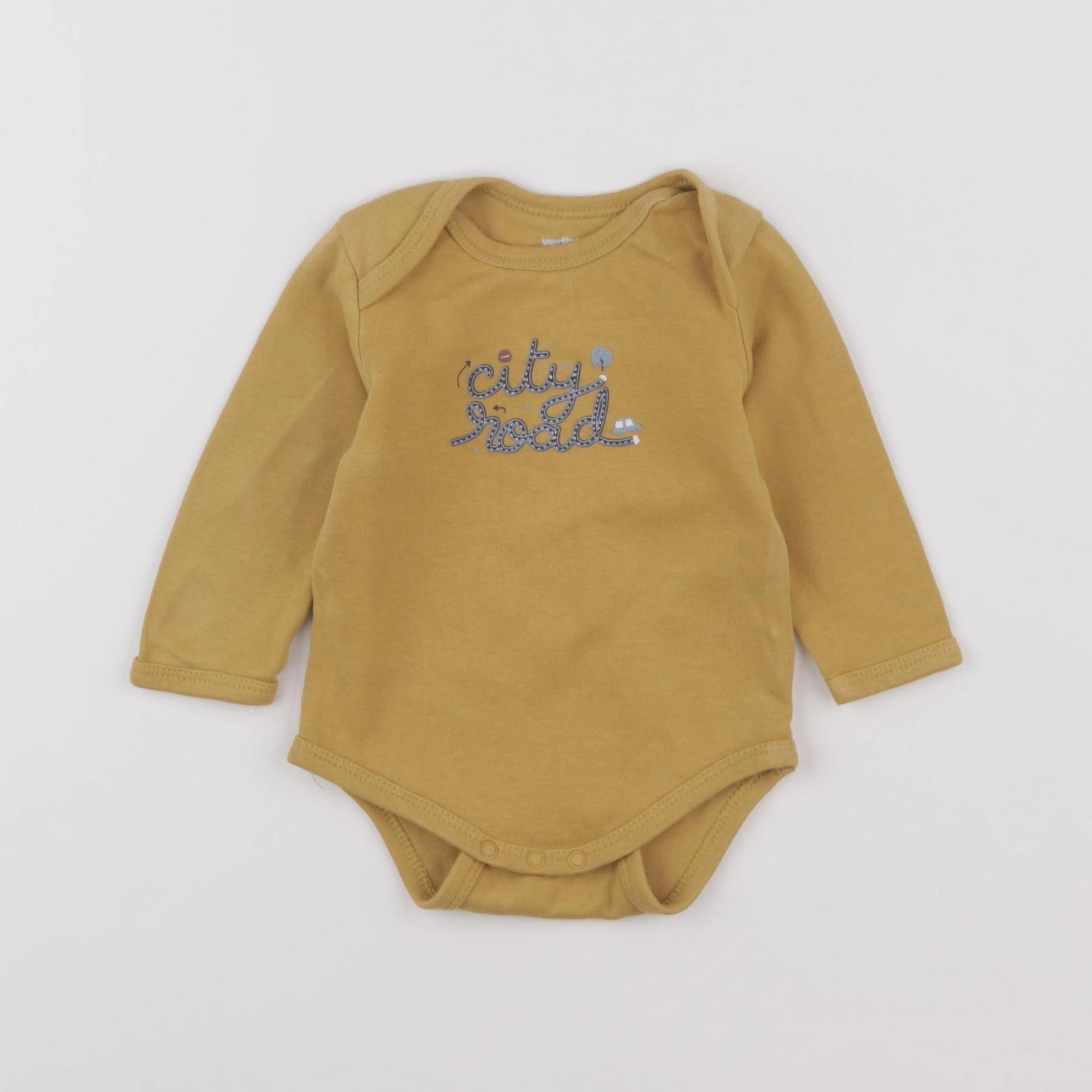 Vertbaudet - body jaune - 6 mois