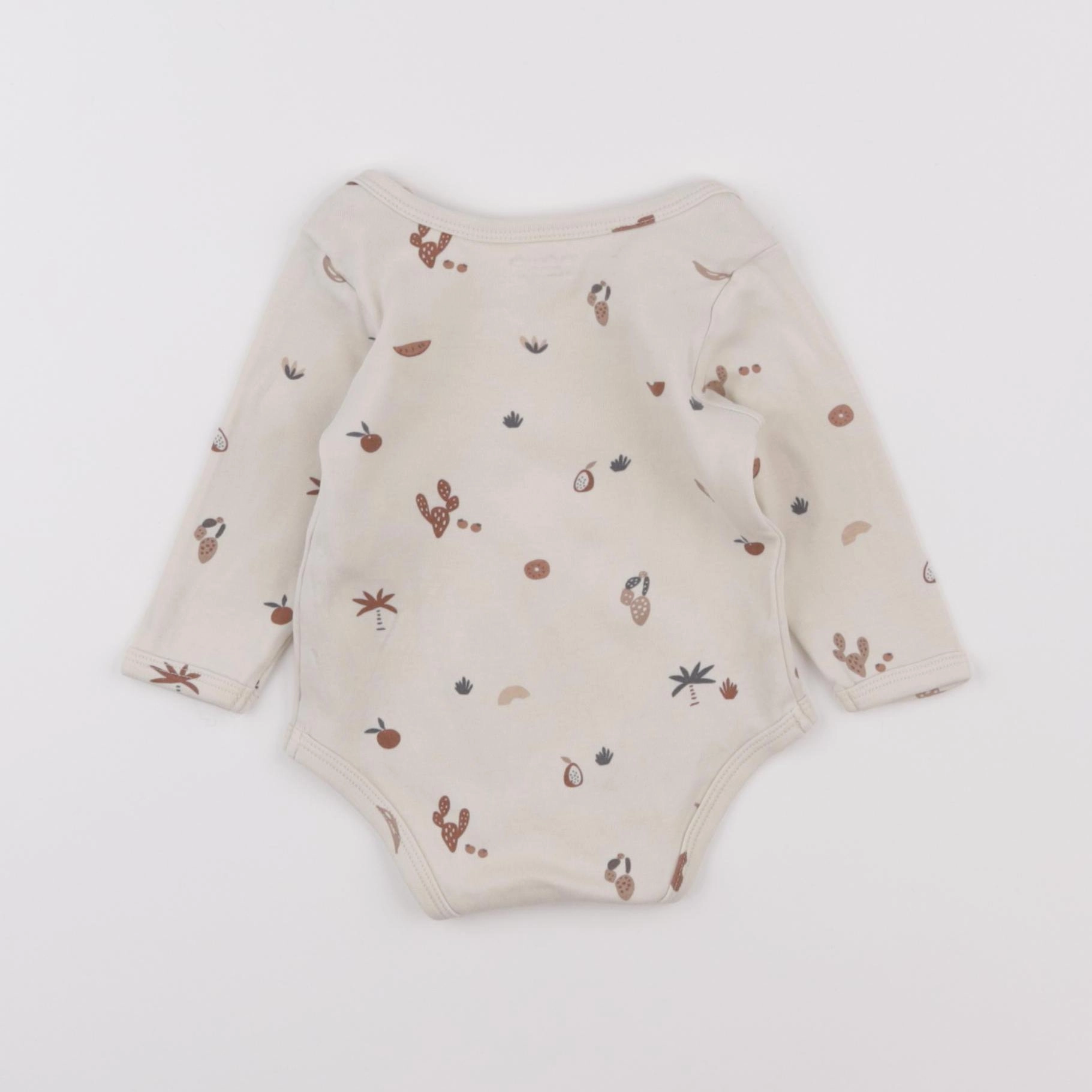 Vertbaudet - body beige - 6 mois