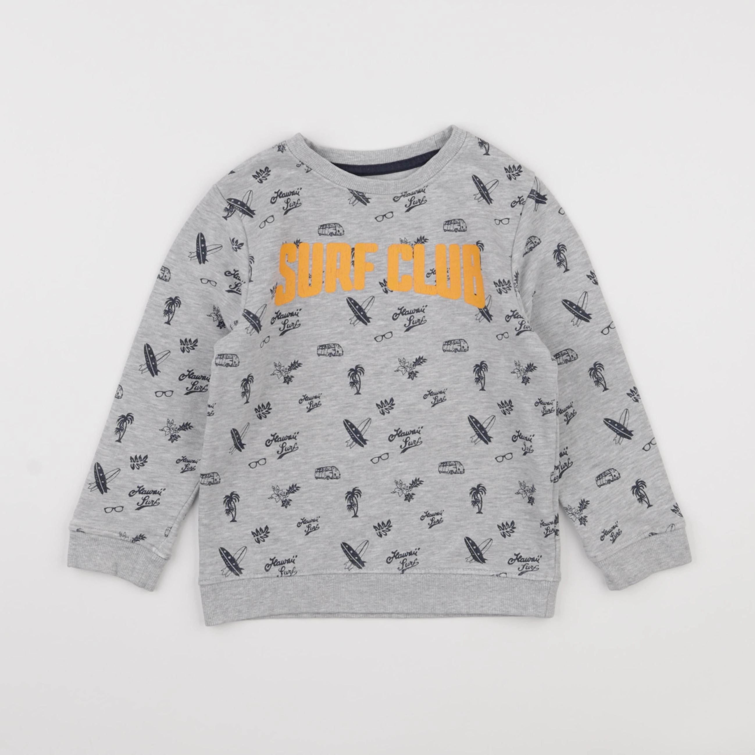 Vertbaudet - sweat gris - 5 ans