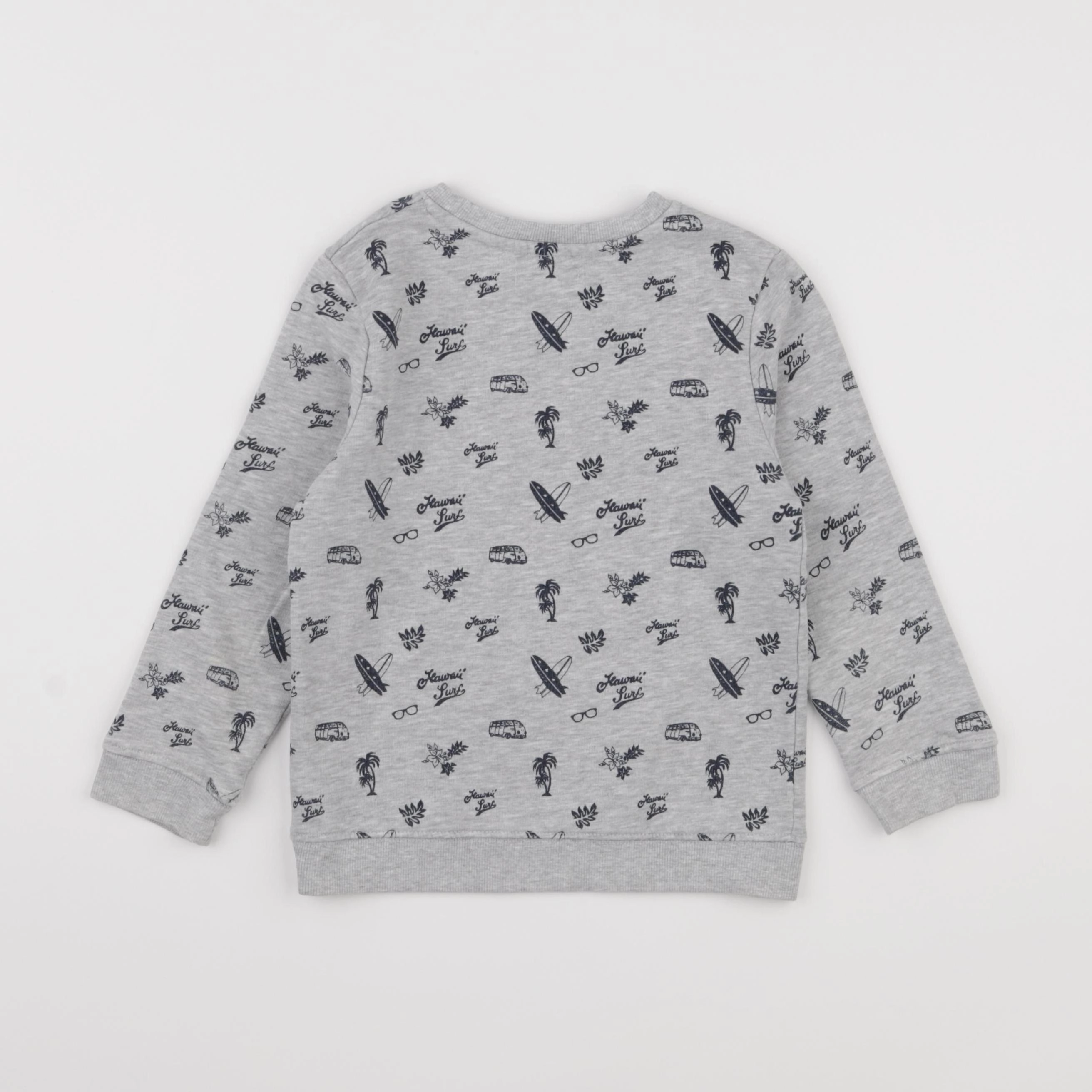 Vertbaudet - sweat gris - 5 ans