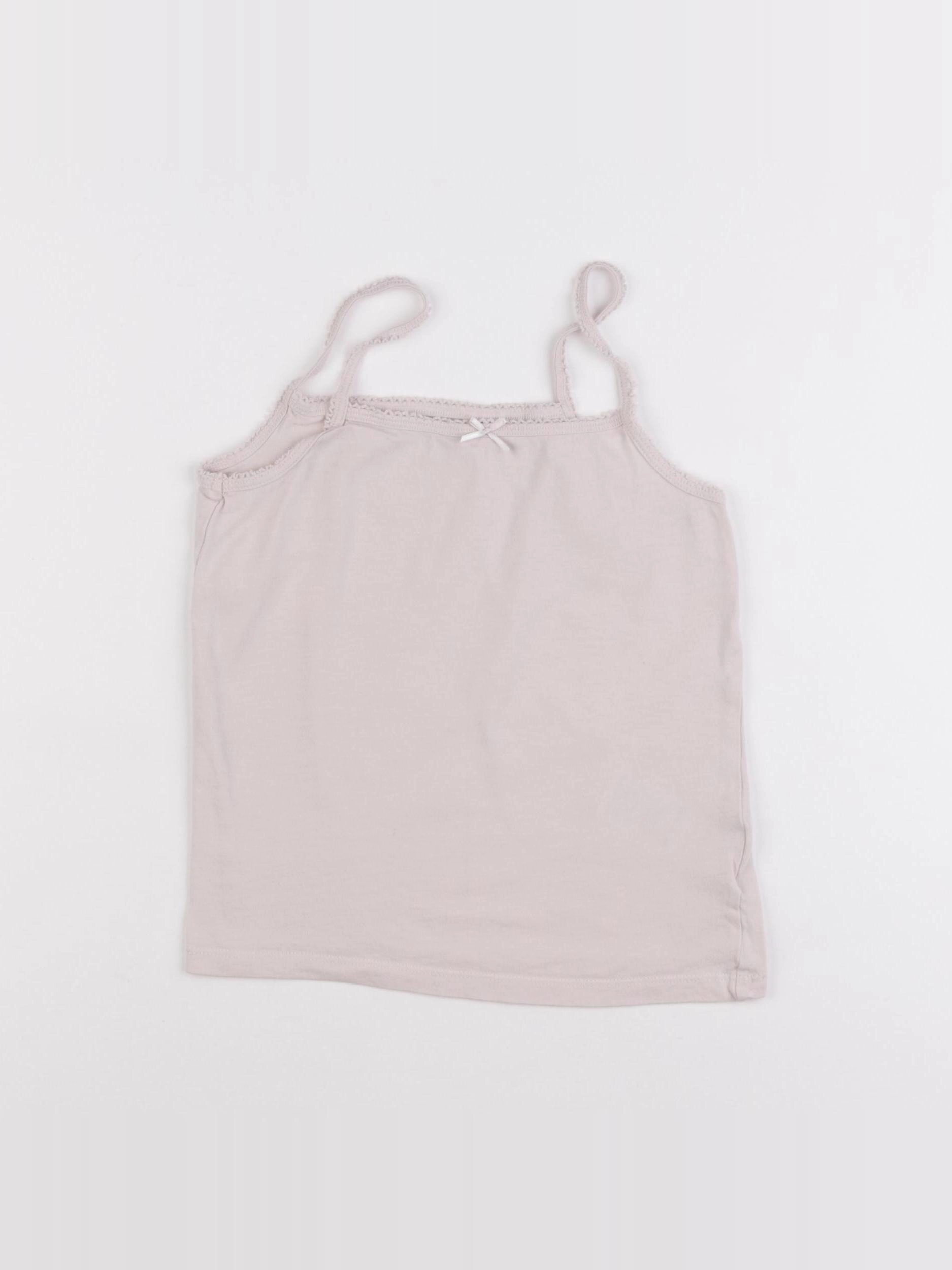 Vertbaudet - maillot de corps rose - 8 ans