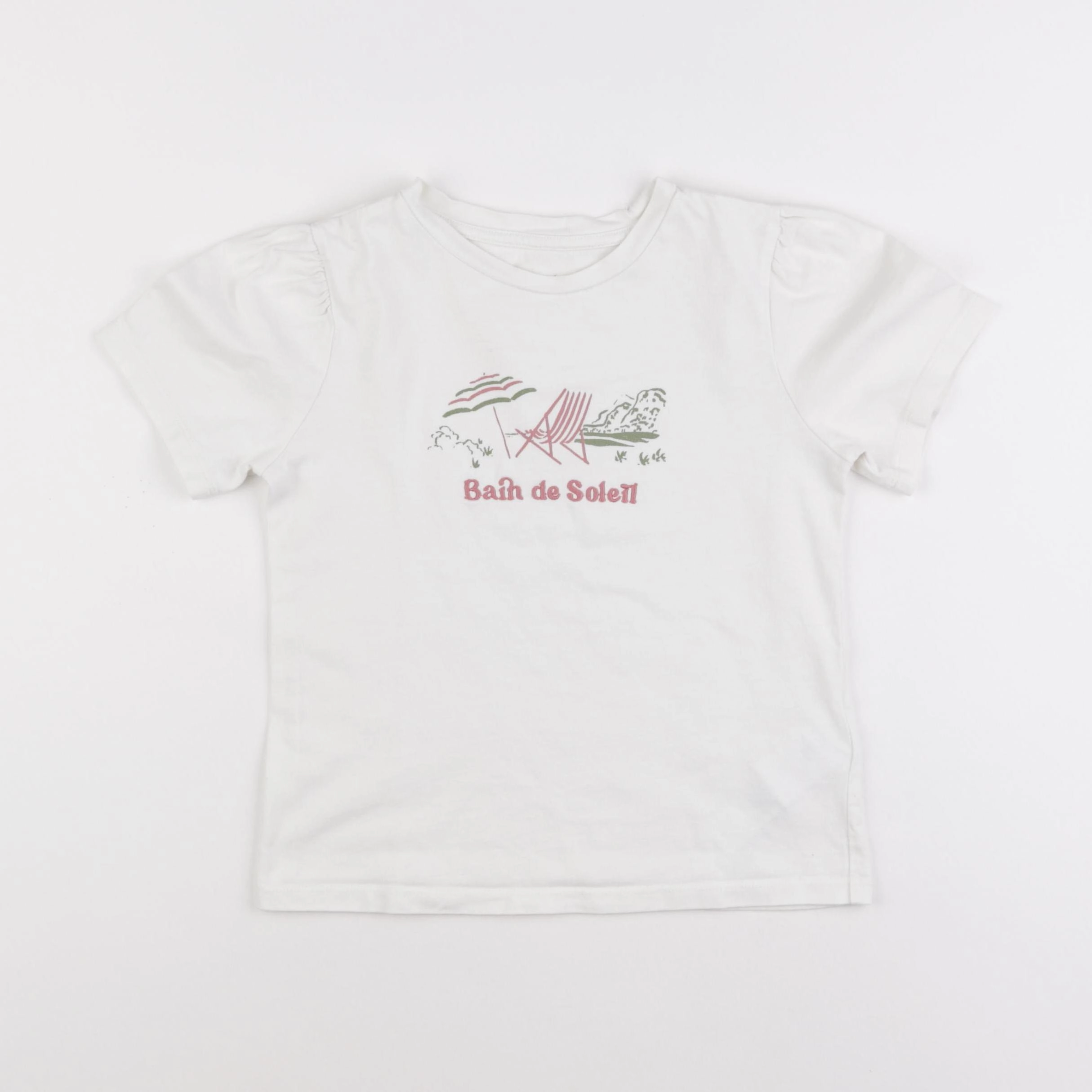 Cyrillus - tee-shirt beige - 10 ans