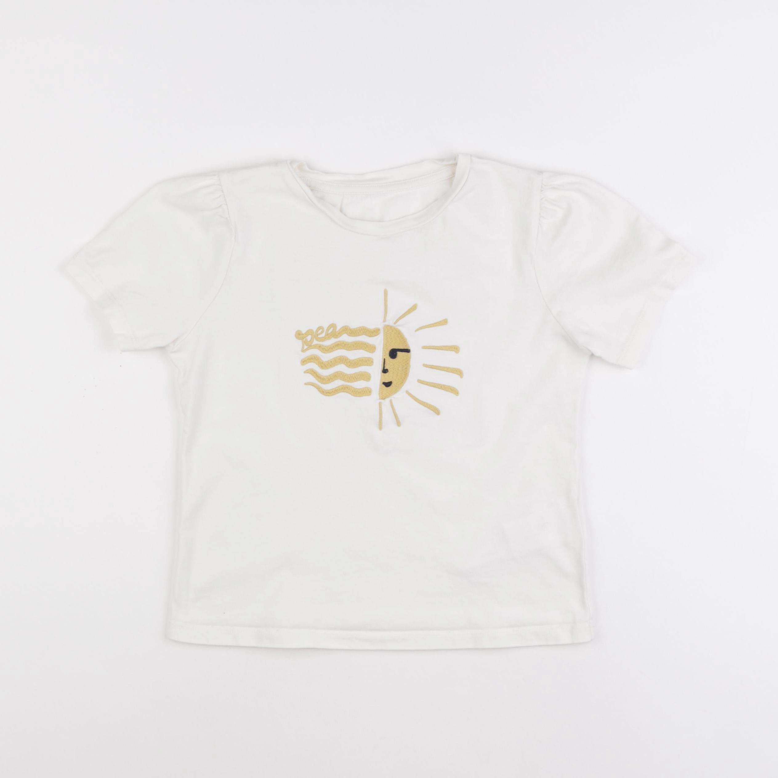Cyrillus - tee-shirt beige - 10 ans
