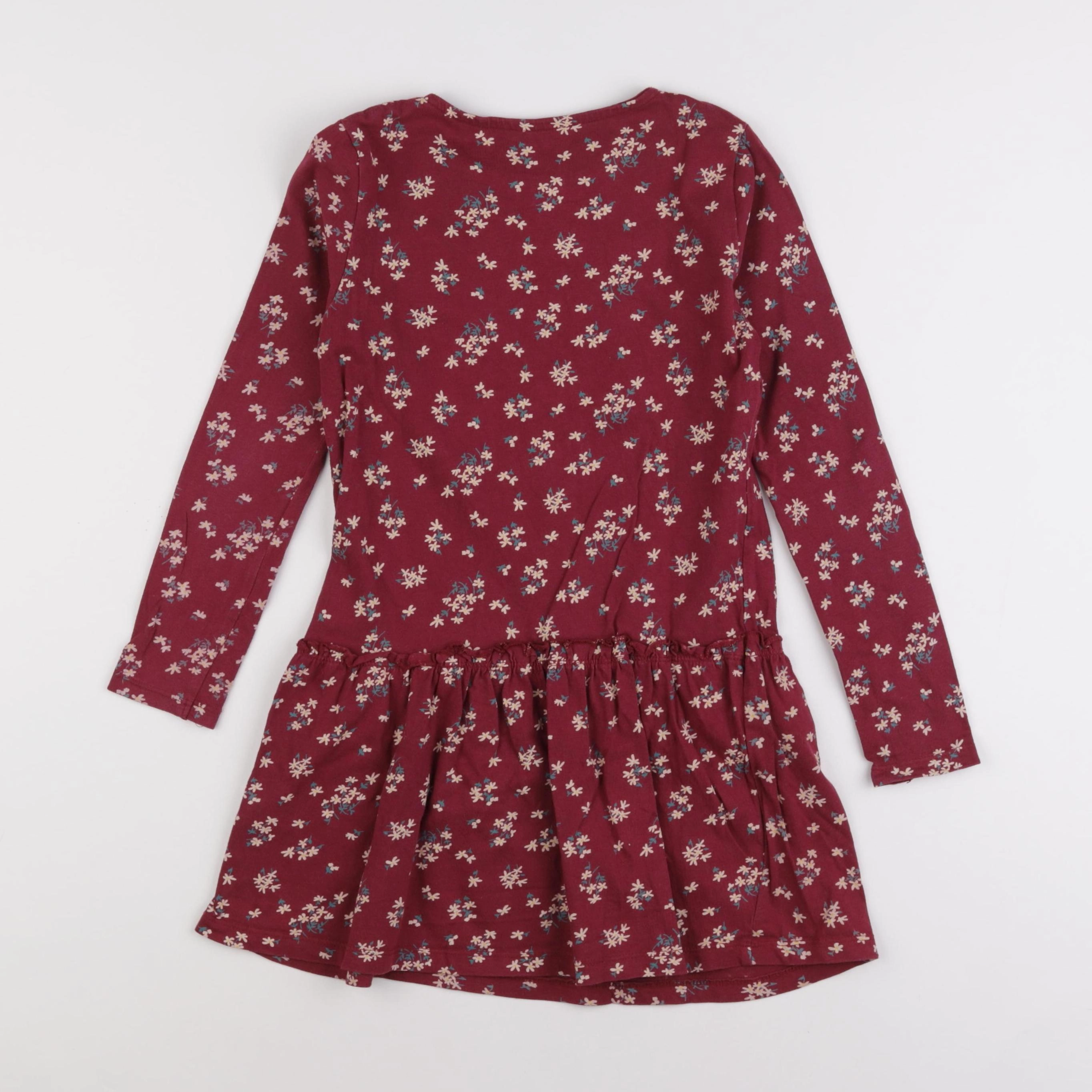 Vertbaudet - robe rouge - 8 ans