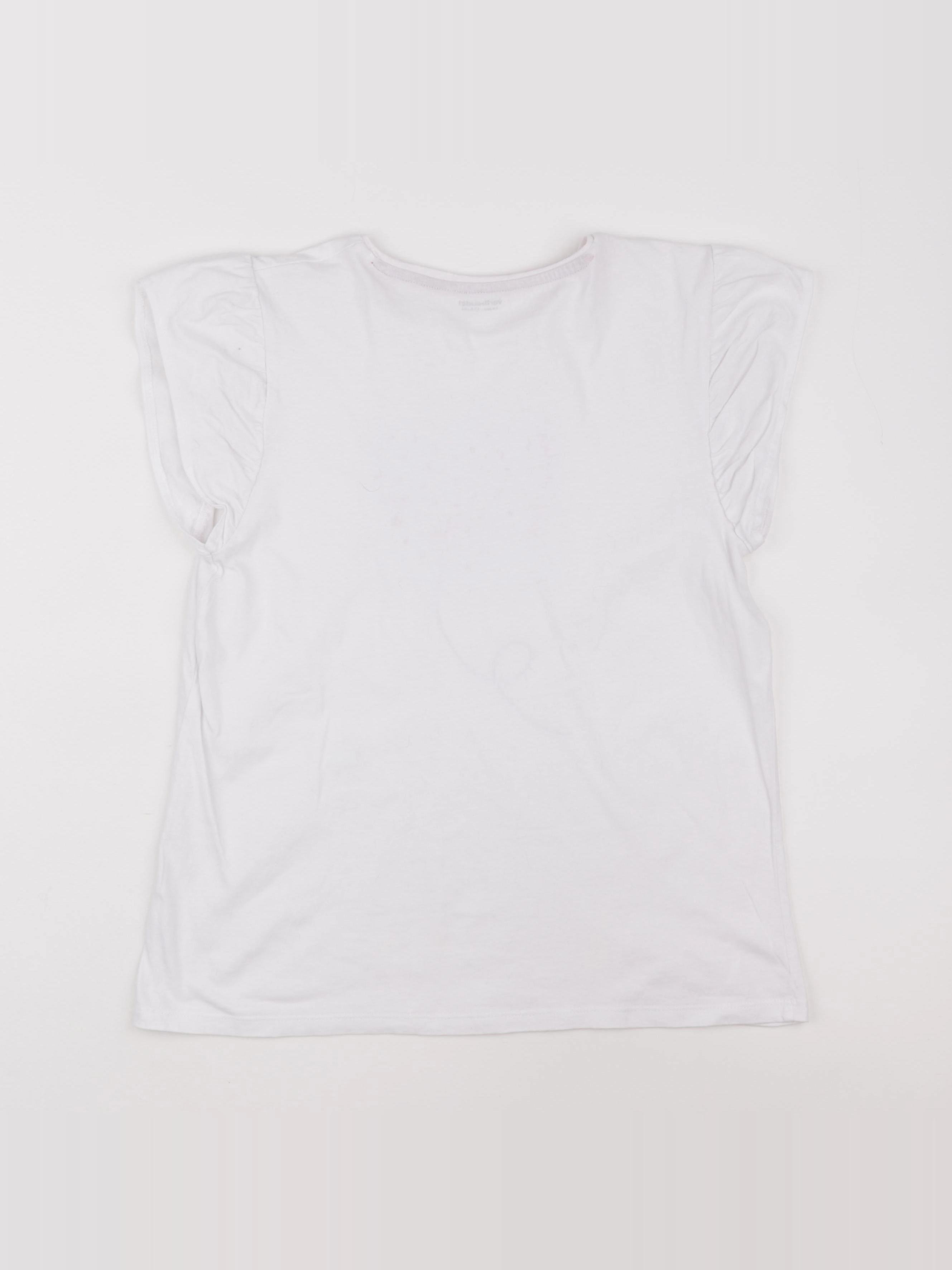 Vertbaudet - tee-shirt blanc - 14 ans