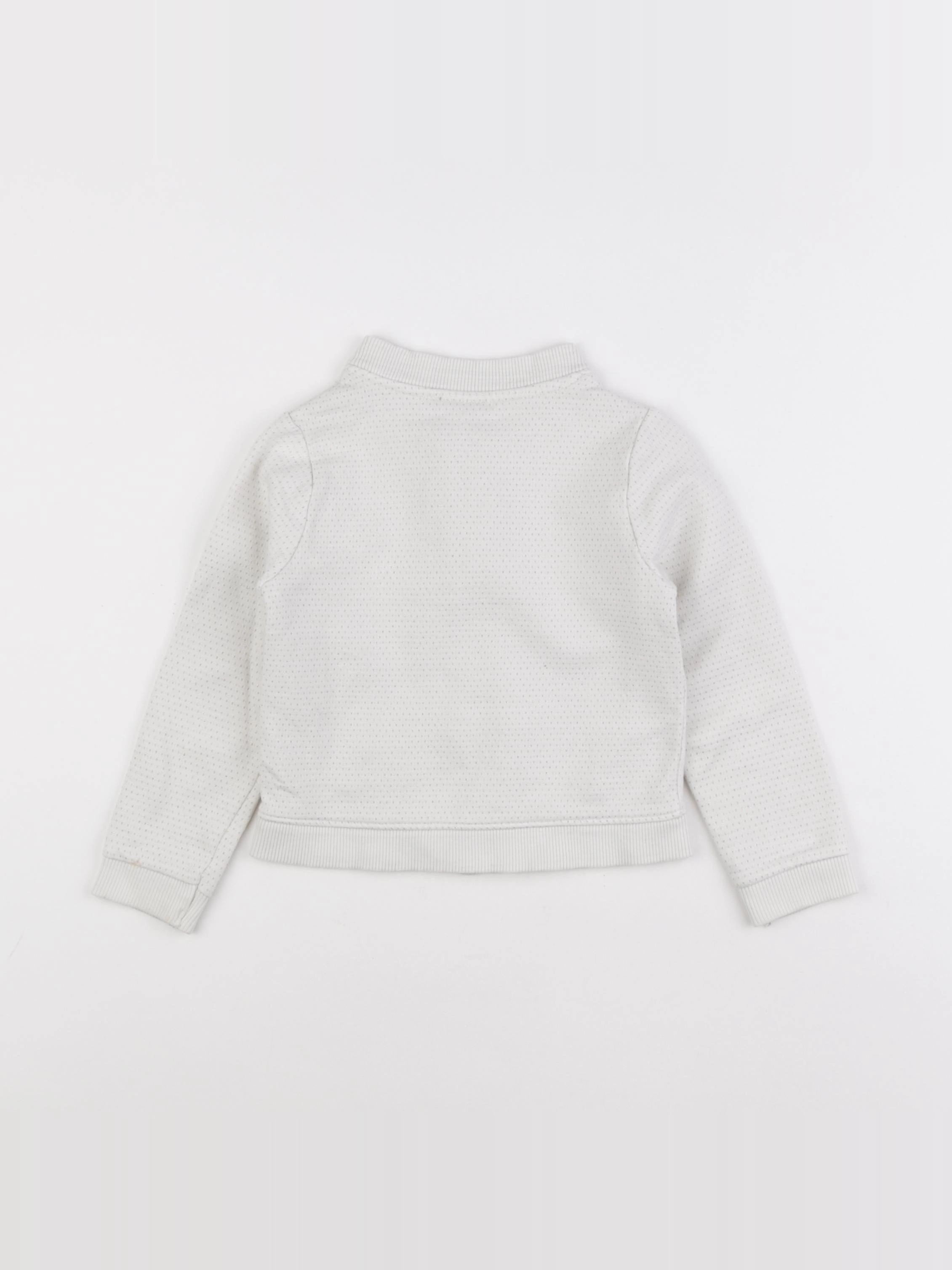 Okaidi - sweat blanc - 3 ans