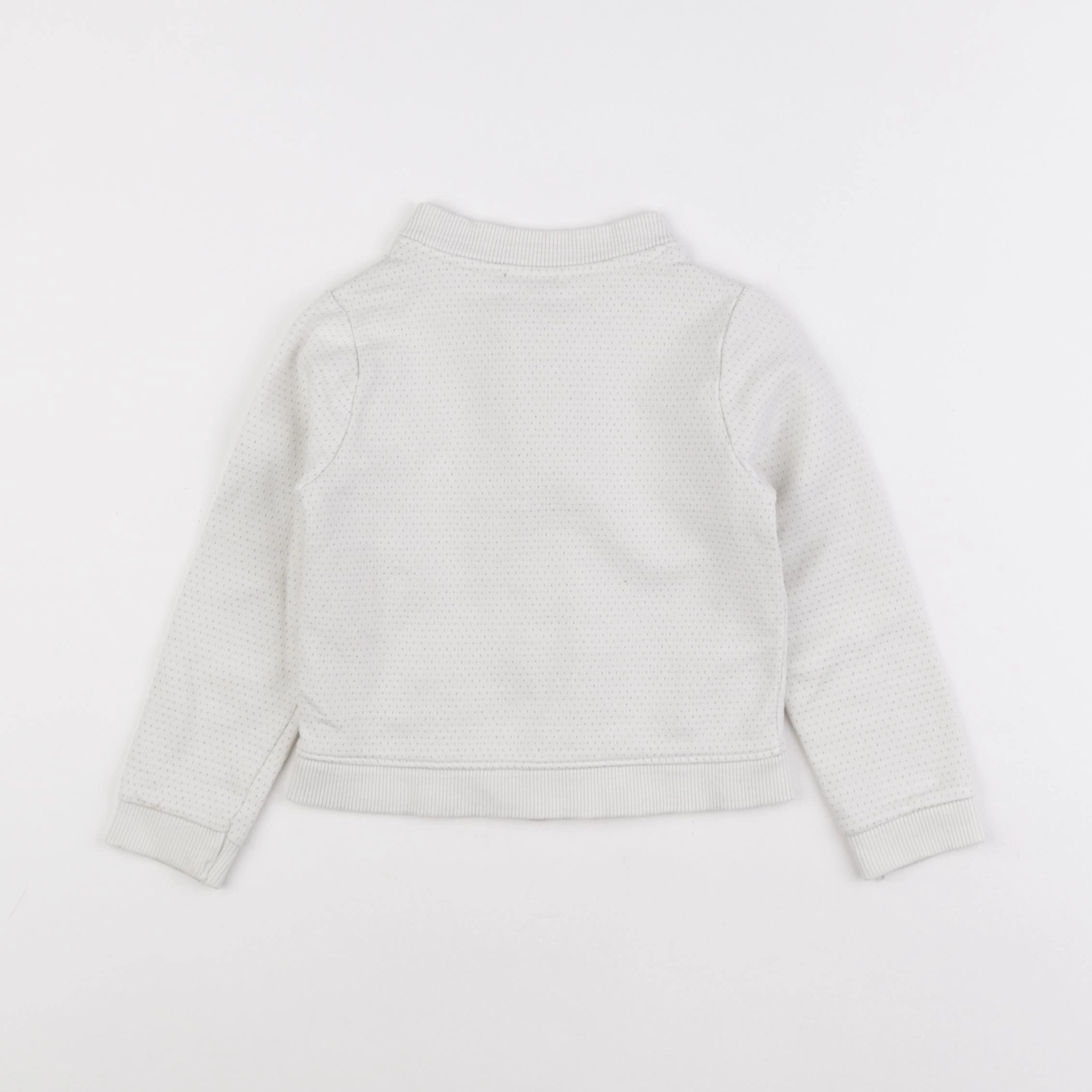 Okaidi - sweat blanc - 3 ans
