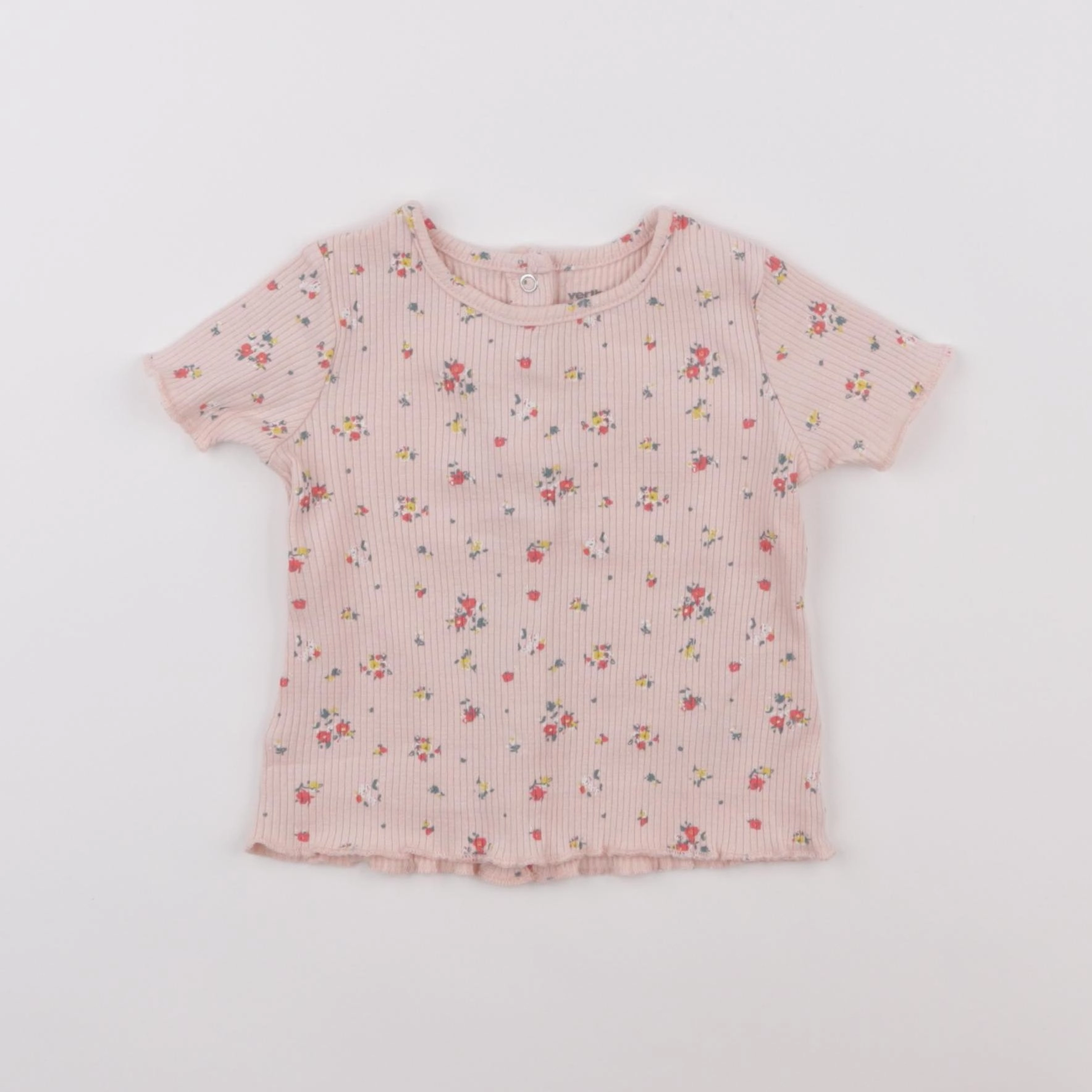 Vertbaudet - tee-shirt rose - 6 mois