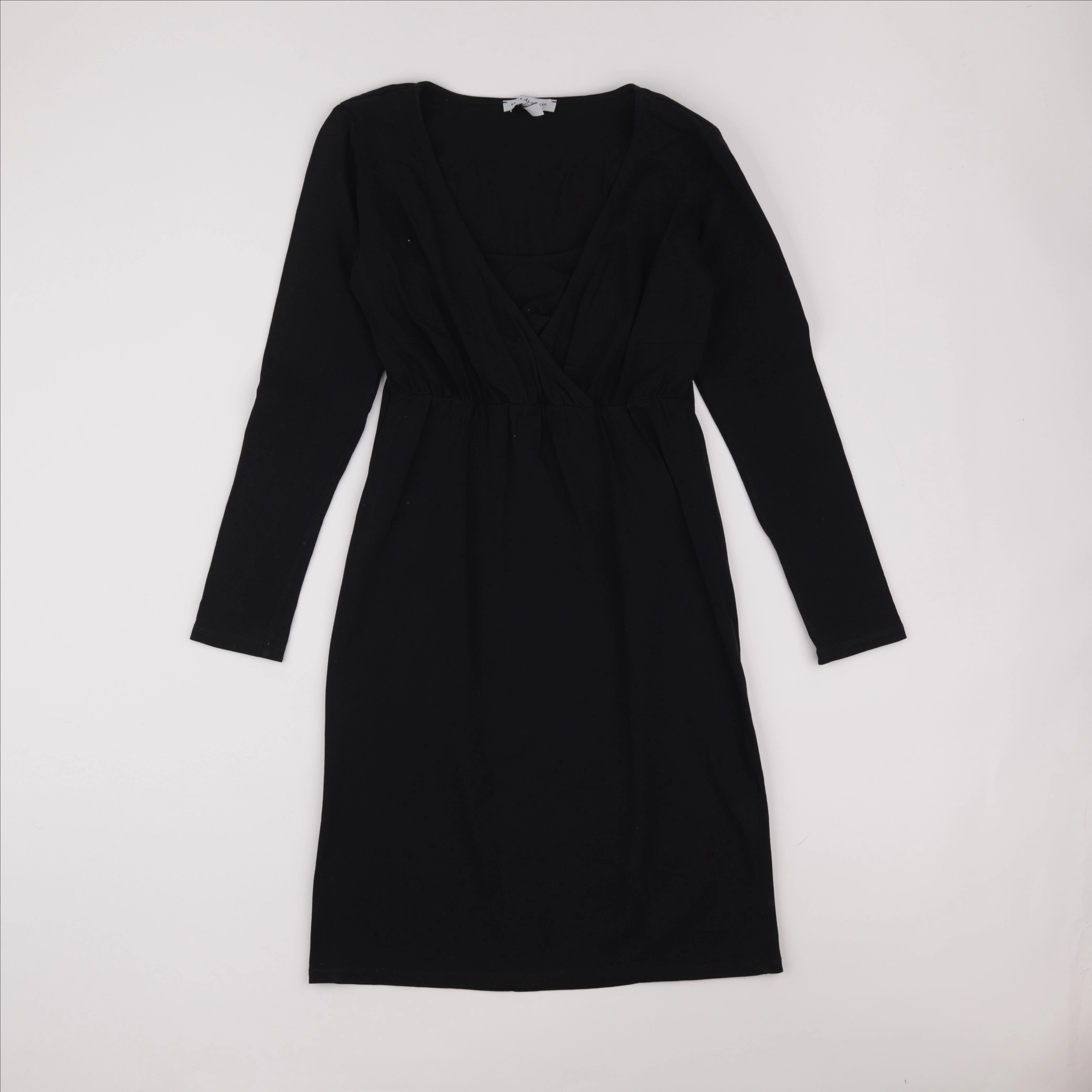Envie de fraise - robe grossesse, allaitement noir - 38 à 40